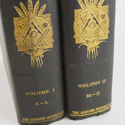 "Encyclopedia of Freemasonry" Revised Edition Hardcover Books, Vol. 1&2