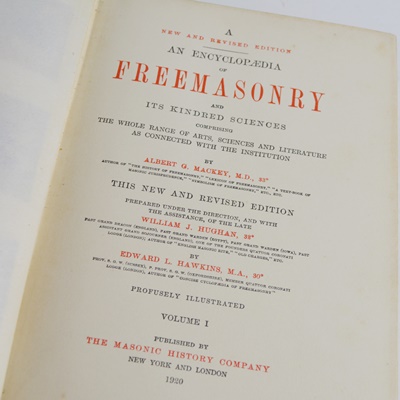 "Encyclopedia of Freemasonry" Revised Edition Hardcover Books, Vol. 1&2