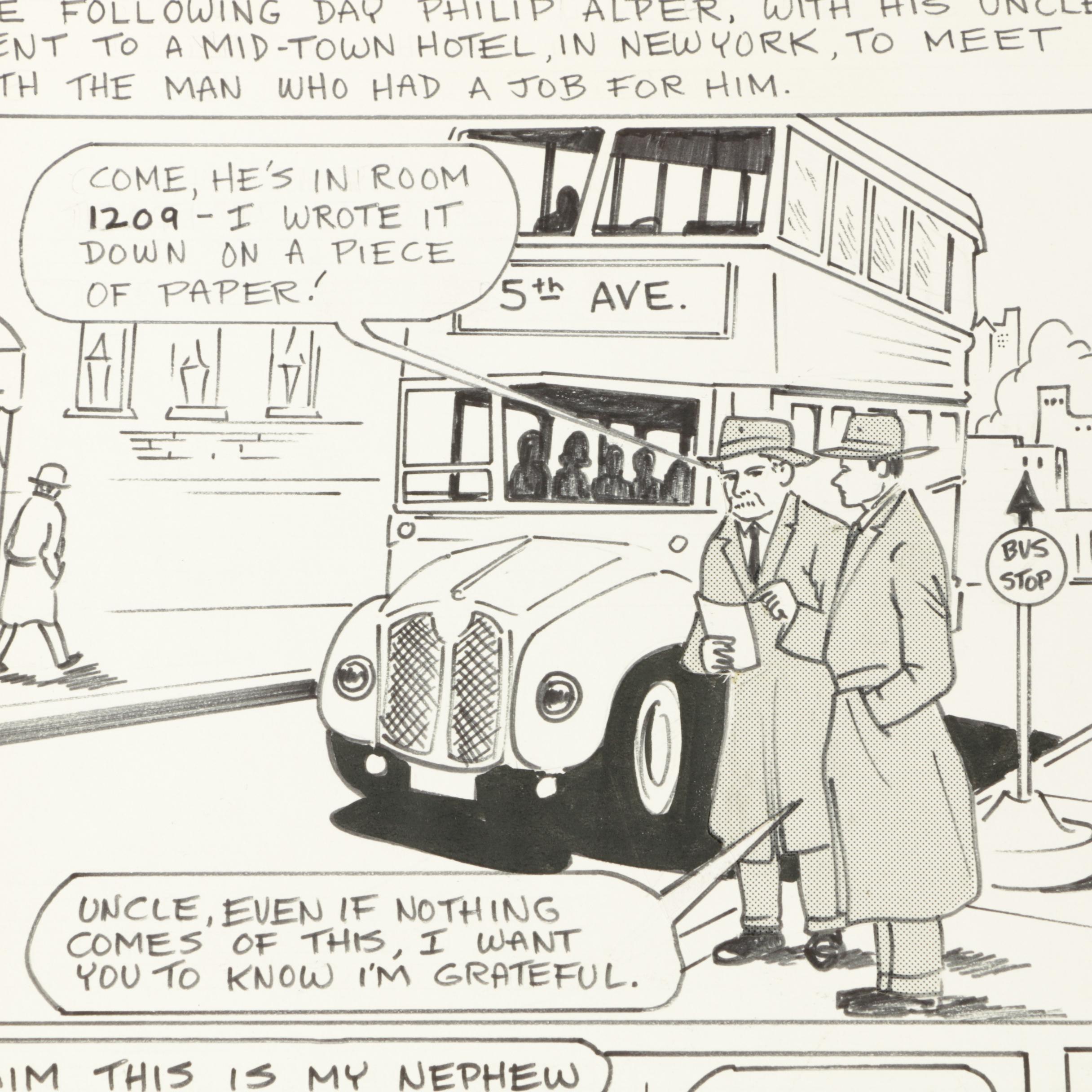 Arnold Fine and Howard Spielman Storyboard Panels and Illustrations