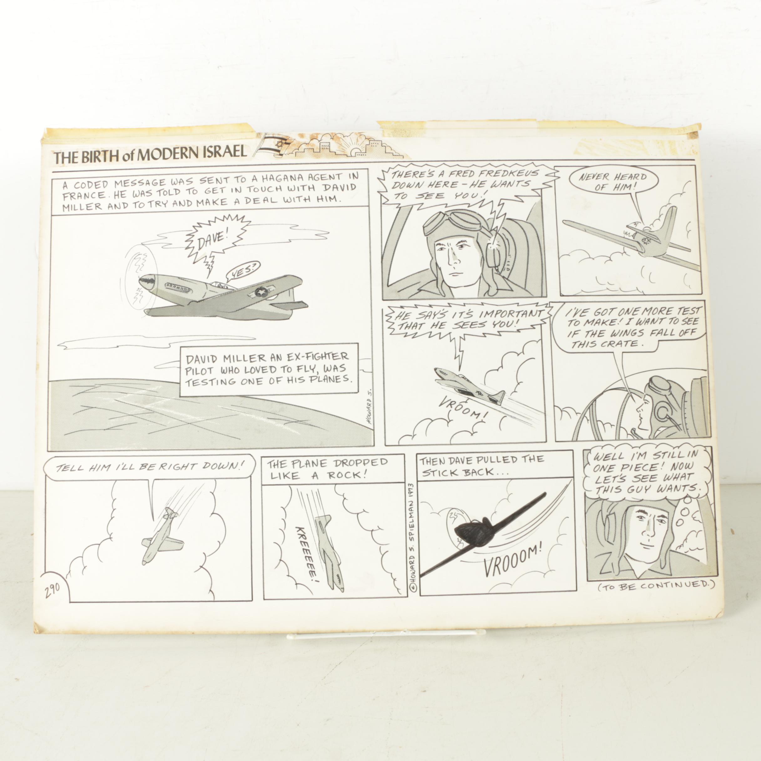 Arnold Fine and Howard Spielman Storyboard Panels and Illustrations