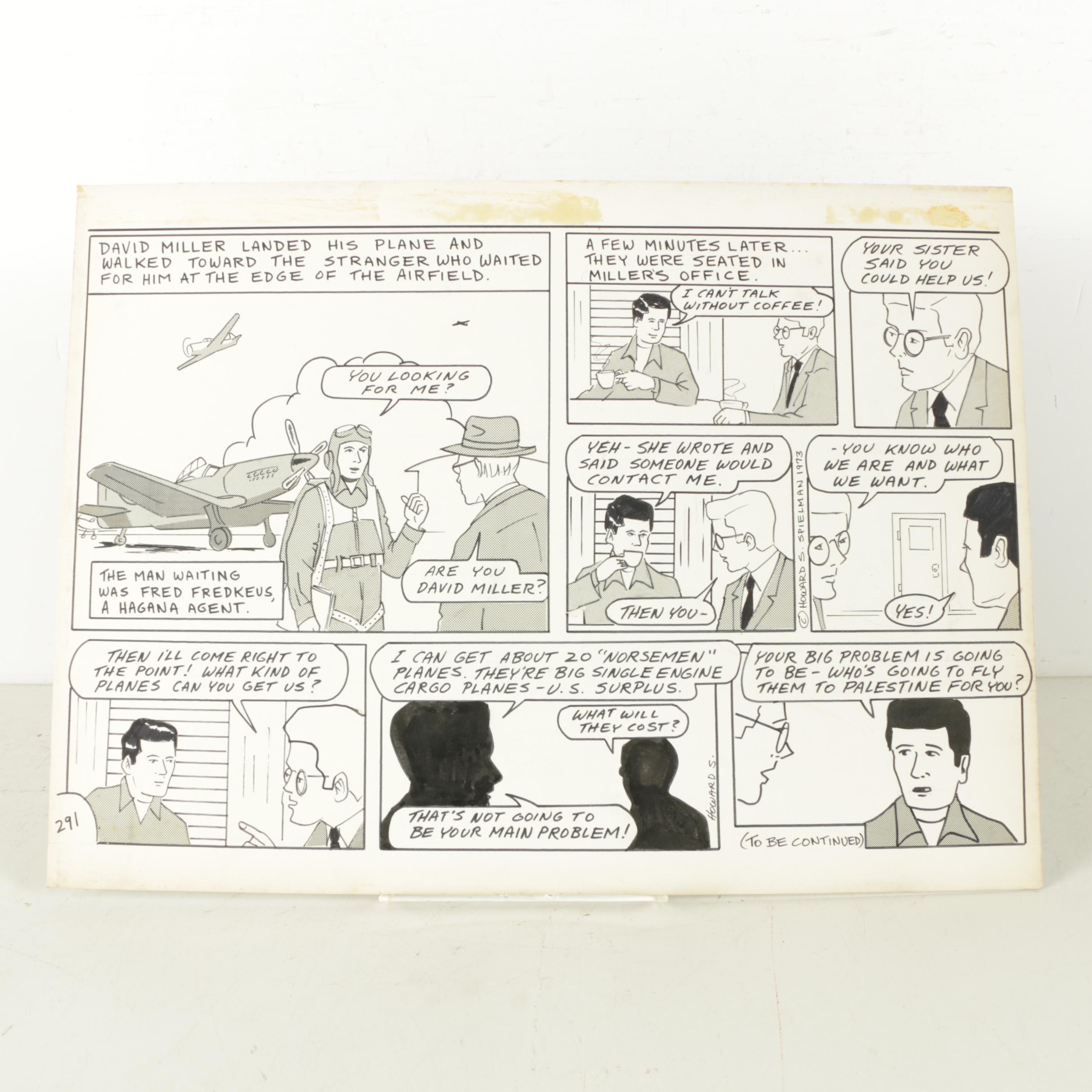 Arnold Fine and Howard Spielman Storyboard Panels and Illustrations