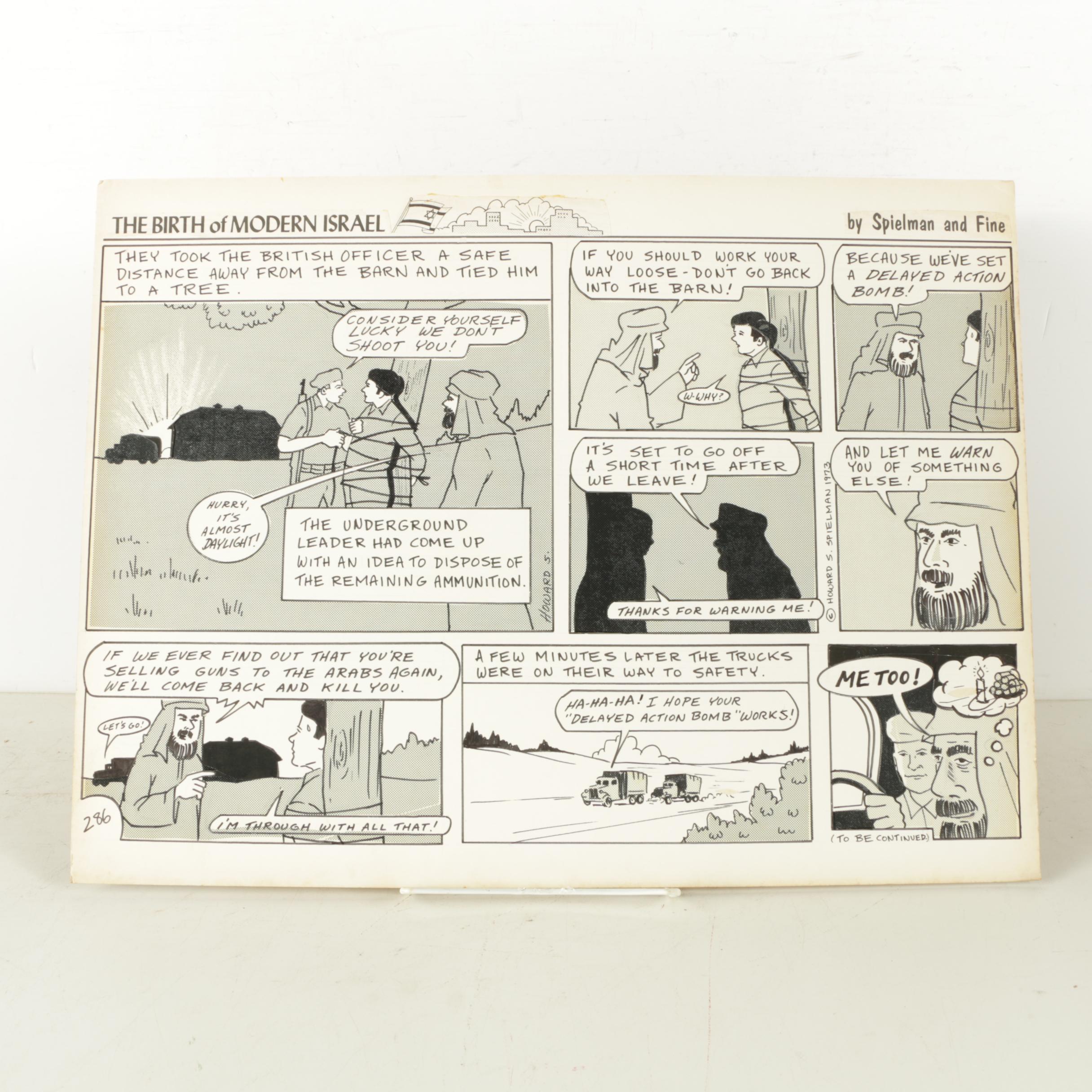 Arnold Fine and Howard Spielman Storyboard Panels and Illustrations