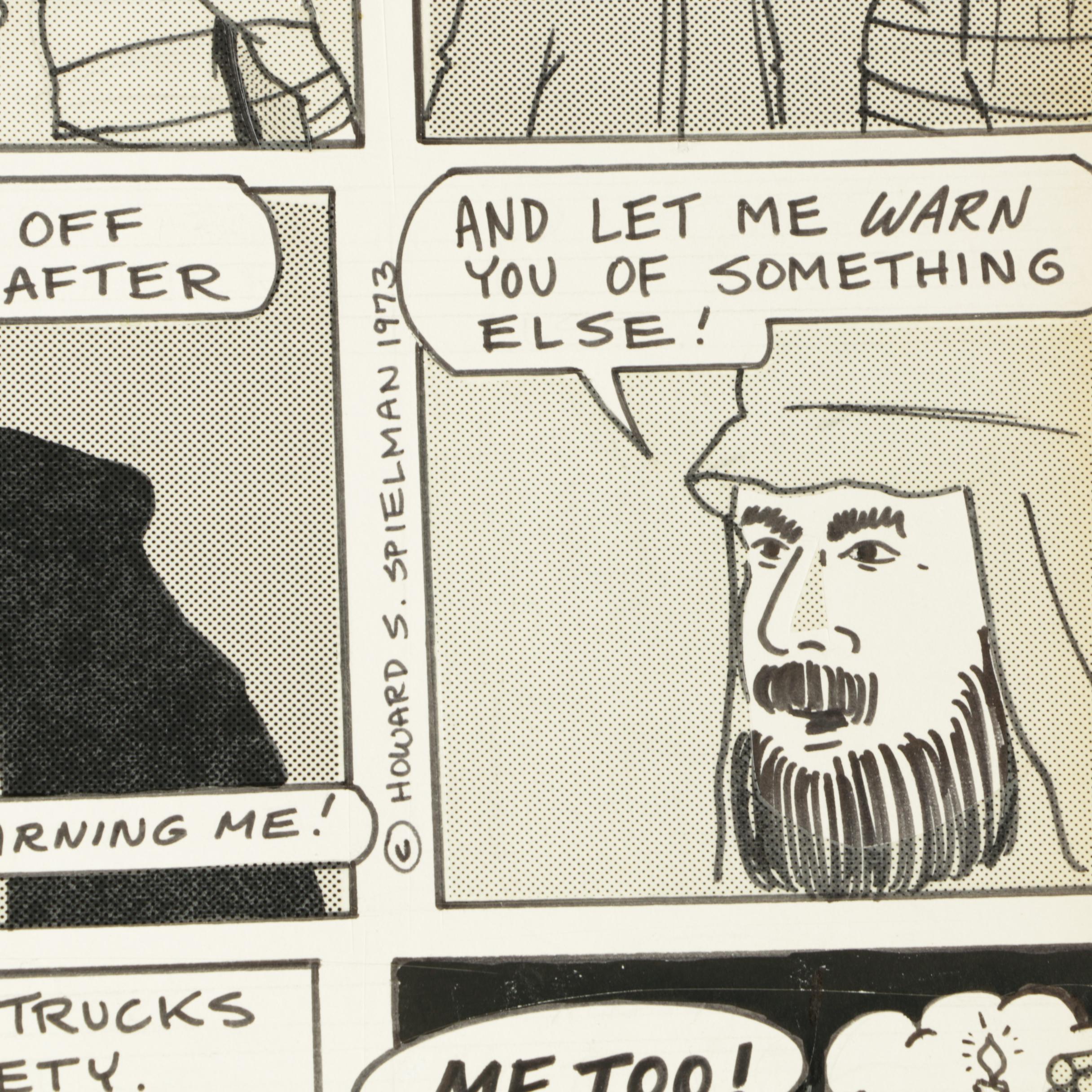 Arnold Fine and Howard Spielman Storyboard Panels and Illustrations