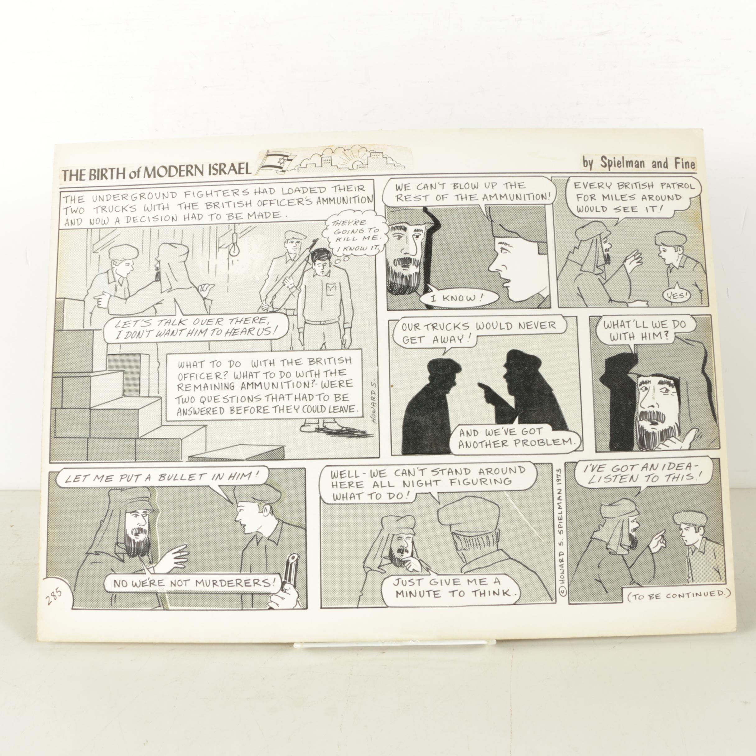Arnold Fine and Howard Spielman Storyboard Panels and Illustrations