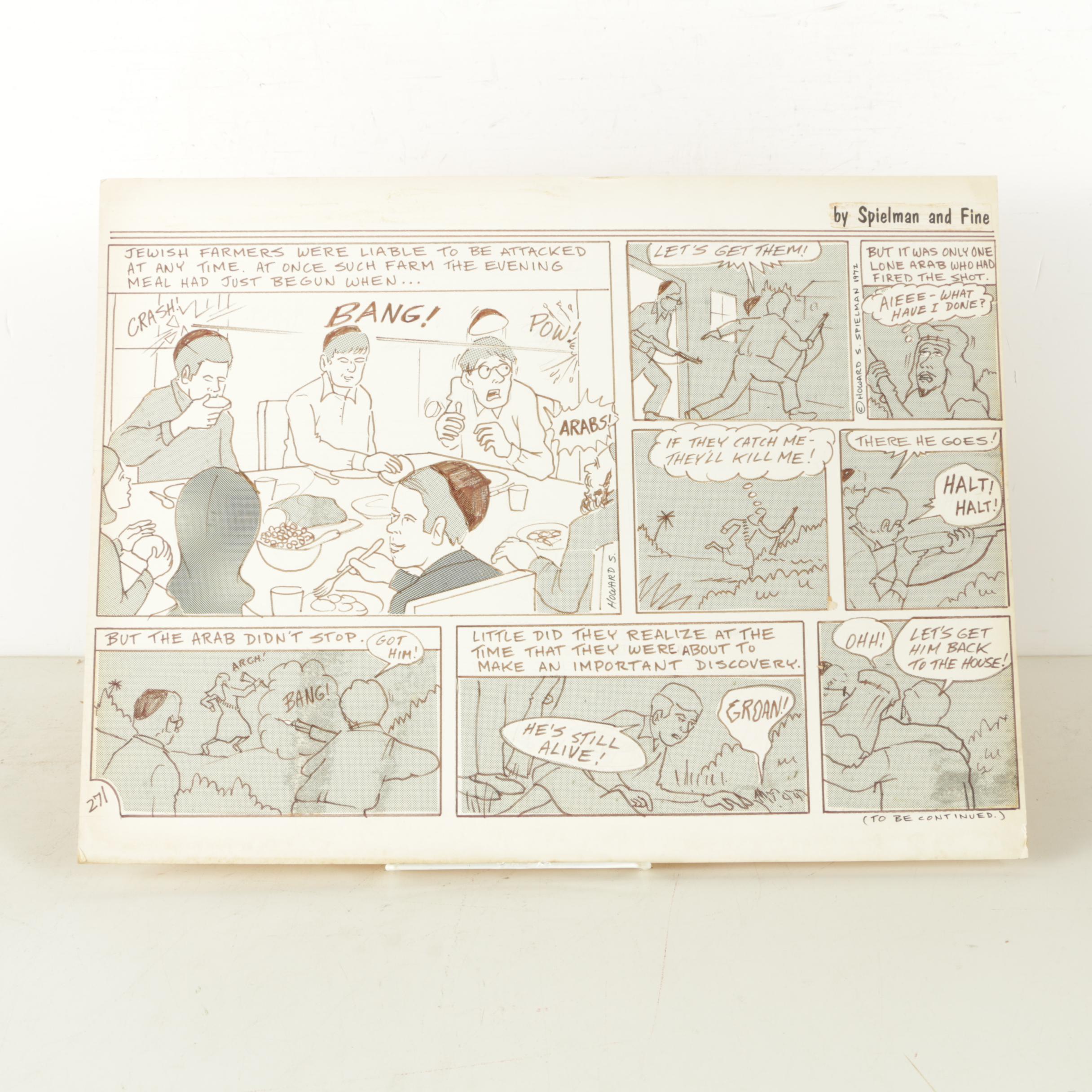 Arnold Fine and Howard Spielman Storyboard Panels and Illustrations