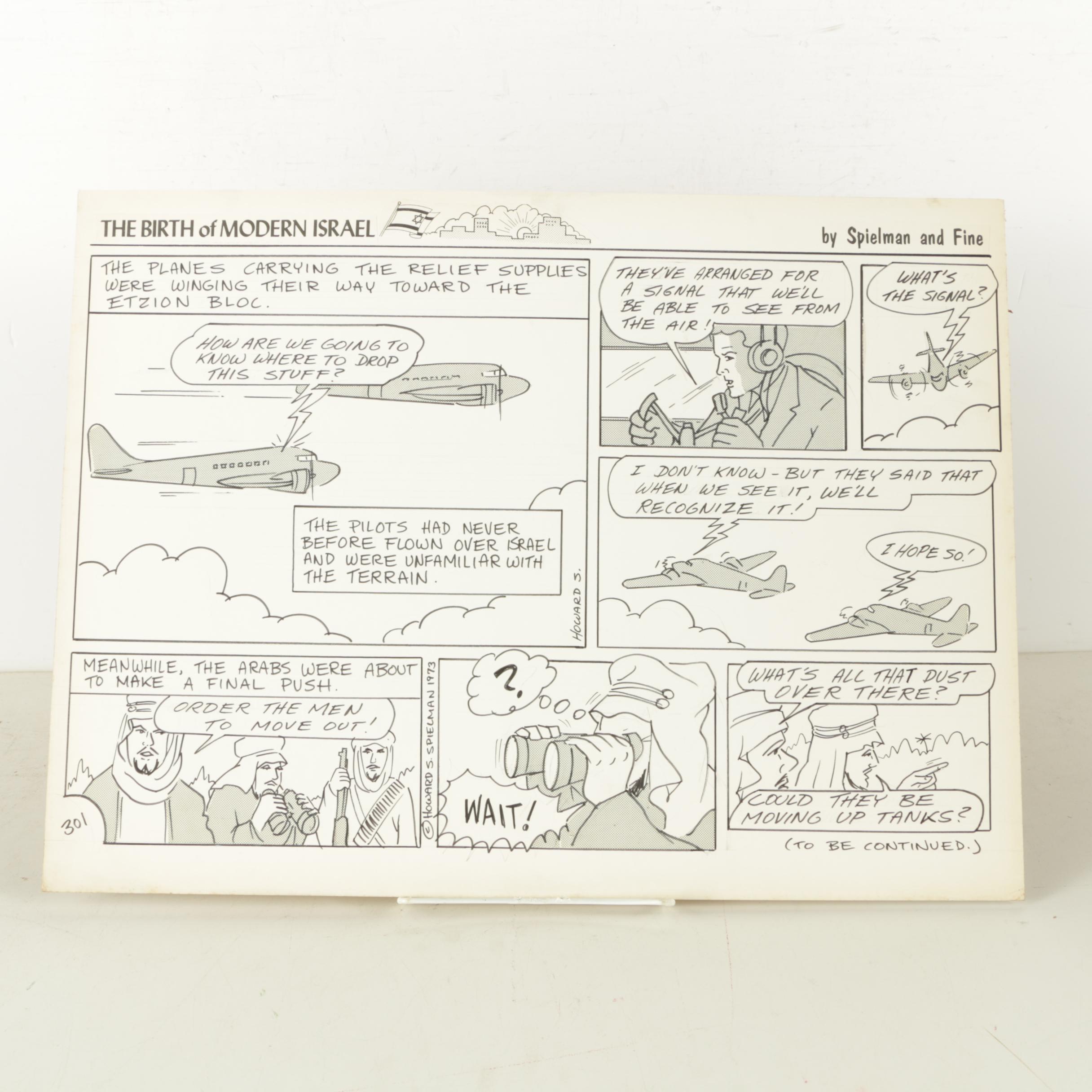 Arnold Fine and Howard Spielman Storyboard Panels and Illustrations