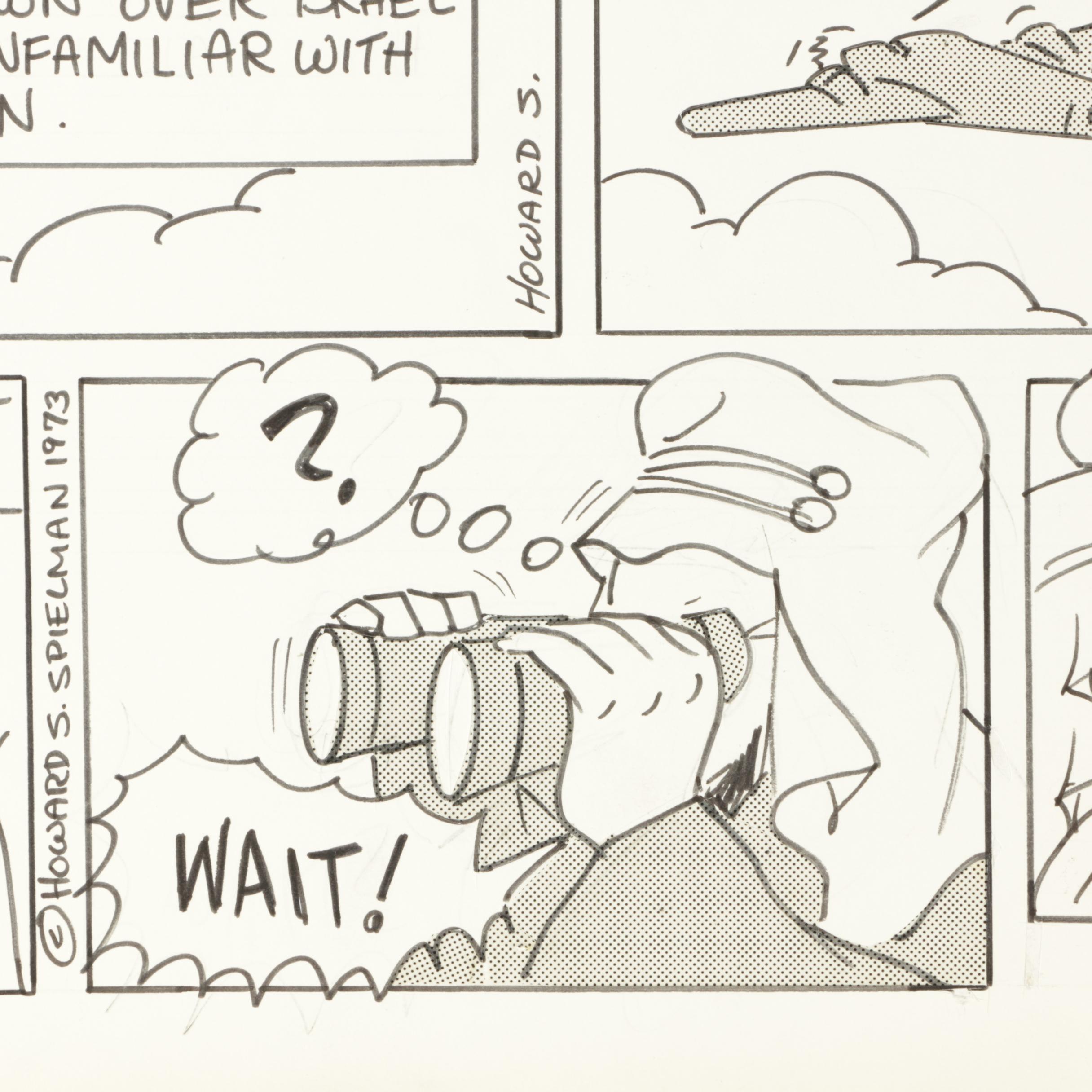 Arnold Fine and Howard Spielman Storyboard Panels and Illustrations