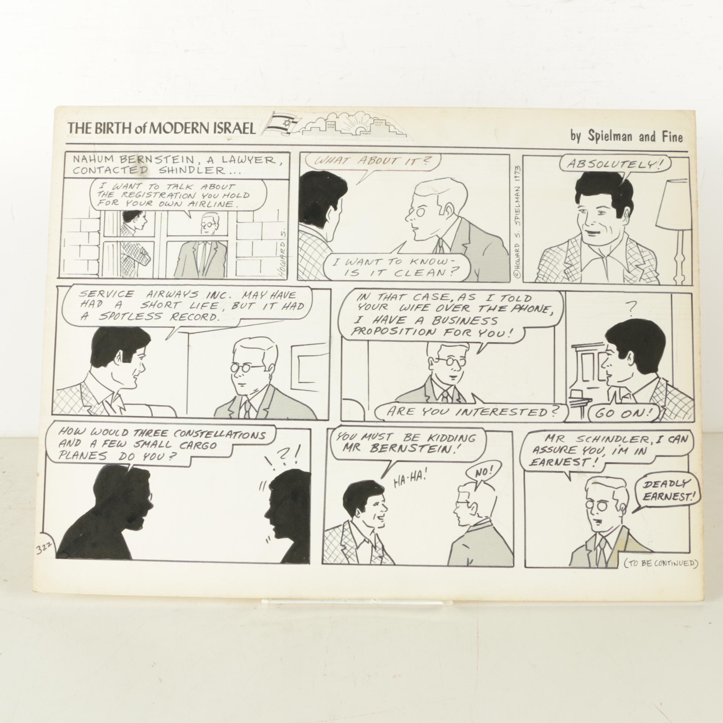 Arnold Fine and Howard Spielman Storyboard Panels and Illustrations