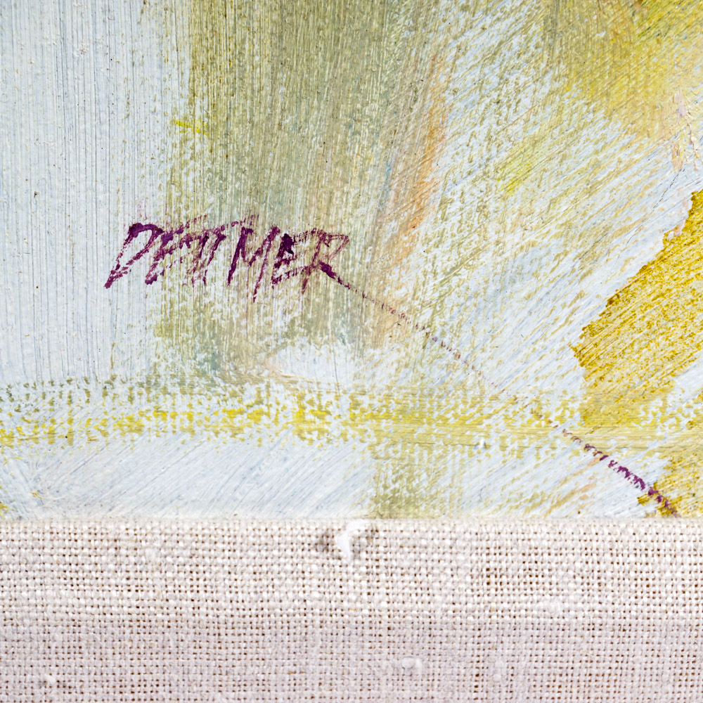 Ann Dettmer Original Oil Painting on Canvas Depicting Nude