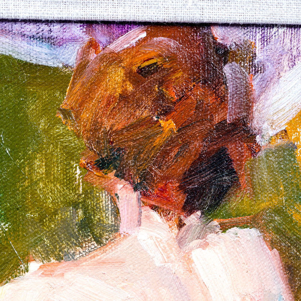 Ann Dettmer Original Oil Painting on Canvas Depicting Nude