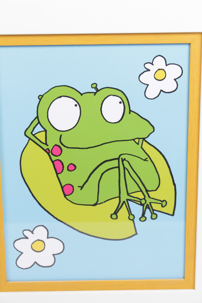 Whimsical Animal Offset Lithographs