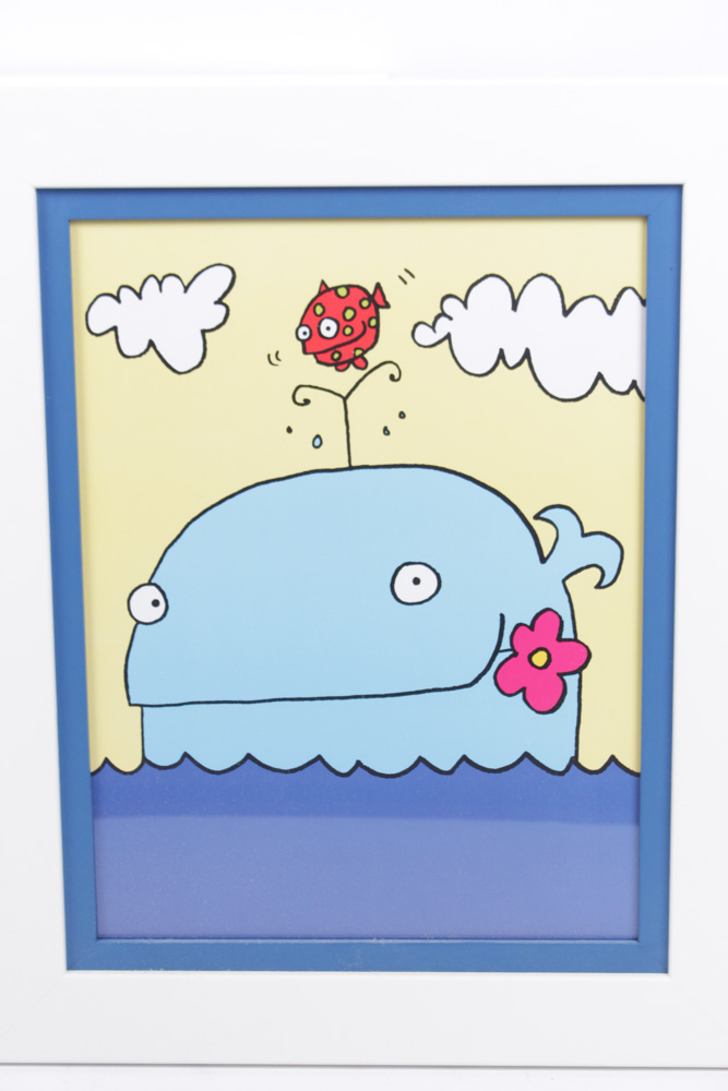 Whimsical Animal Offset Lithographs