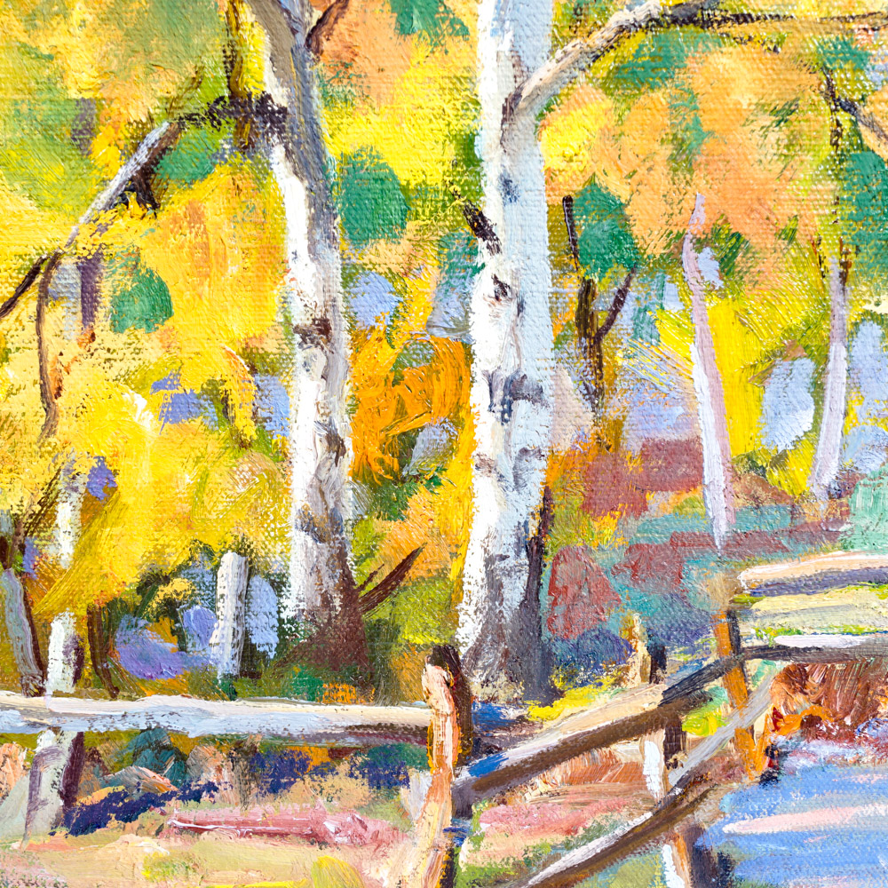 Edward J. Hummer Oil Painting "Walking Home"