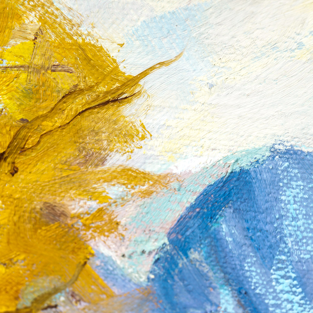 Edward J. Hummer Oil Painting "Walking Home"