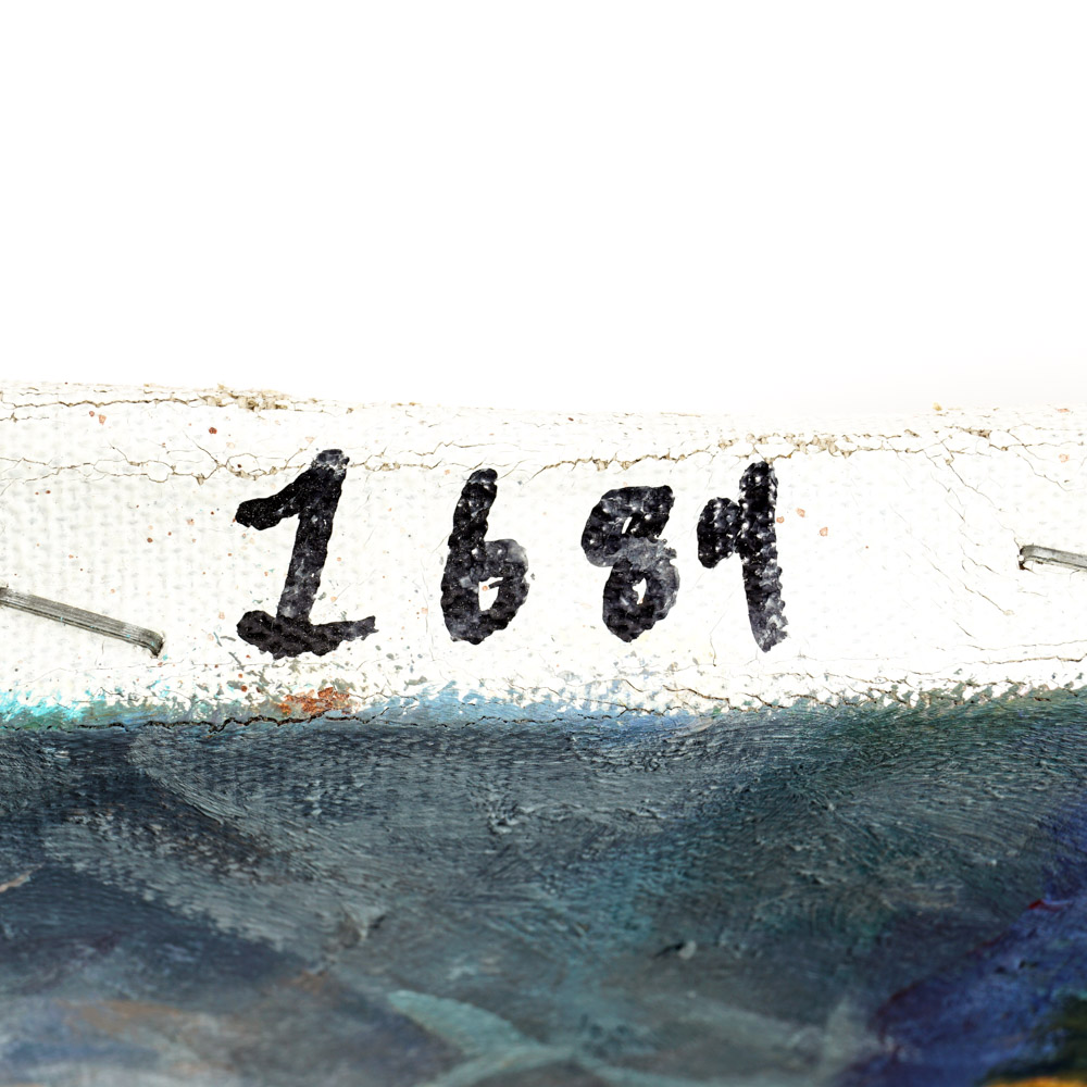 Edward J. Hummer Oil Painting "Walking Home"