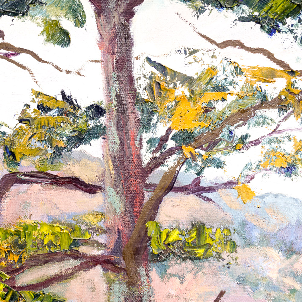 Oil Painting "Lonely Road" Attributed to Edward J. Hummer