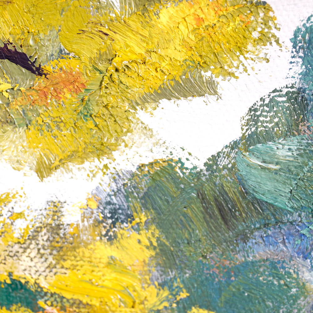 Judge Edward J. Hummer Original Oil Painting "Bridge House"