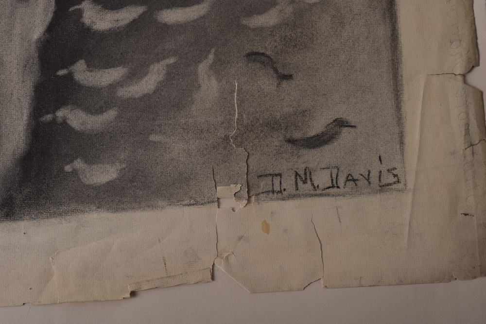 Dorothy M. Davis Charcoal Drawings