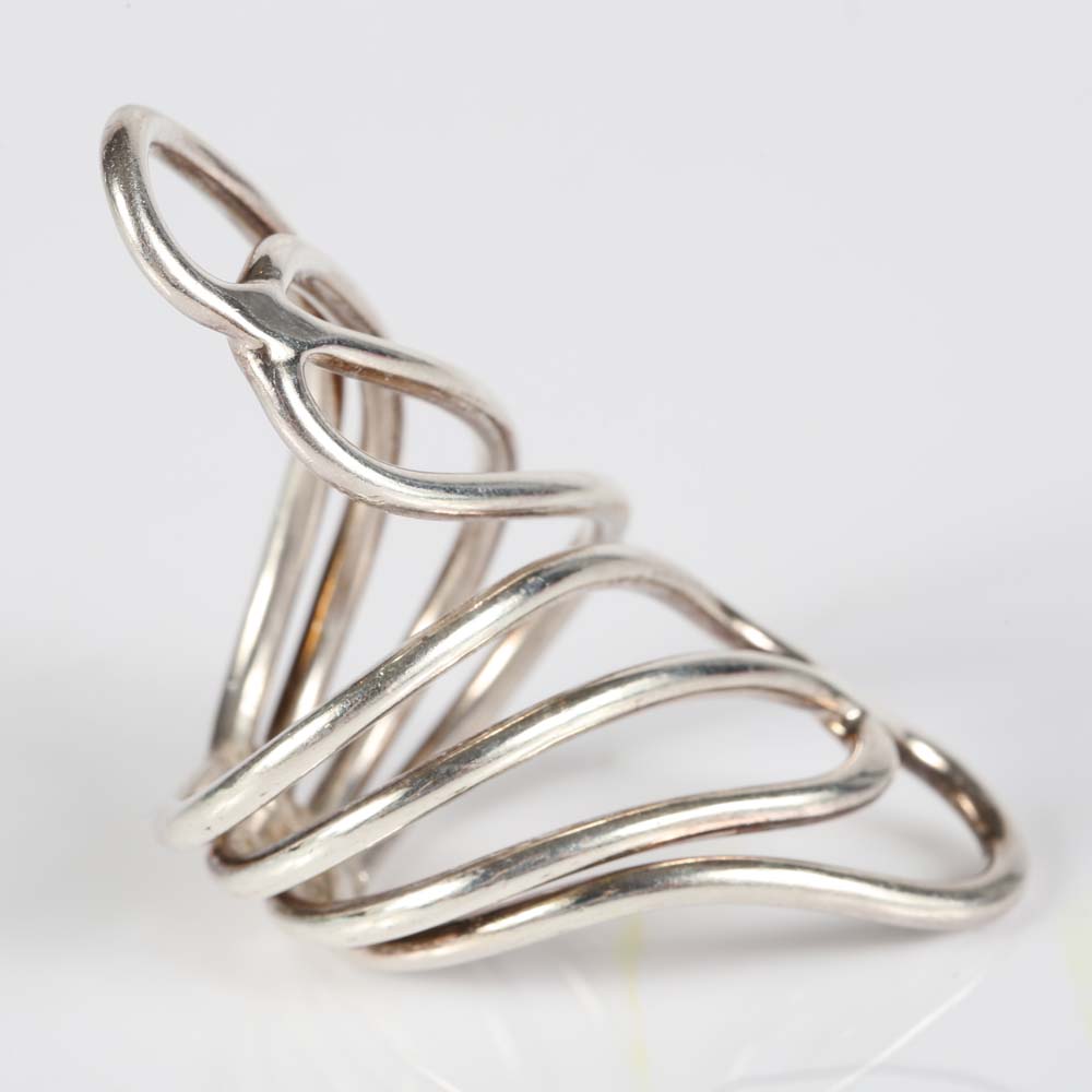 Sterling Silver Cocktail Ring