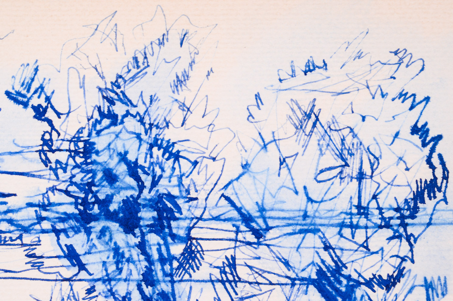 Paul Chidlaw Mixed Media on Paper Landscape Studies