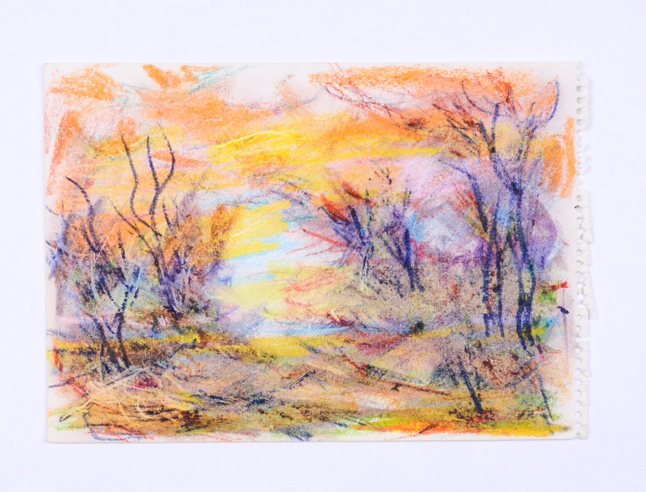 Paul Chidlaw Mixed Media on Paper Landscape Studies