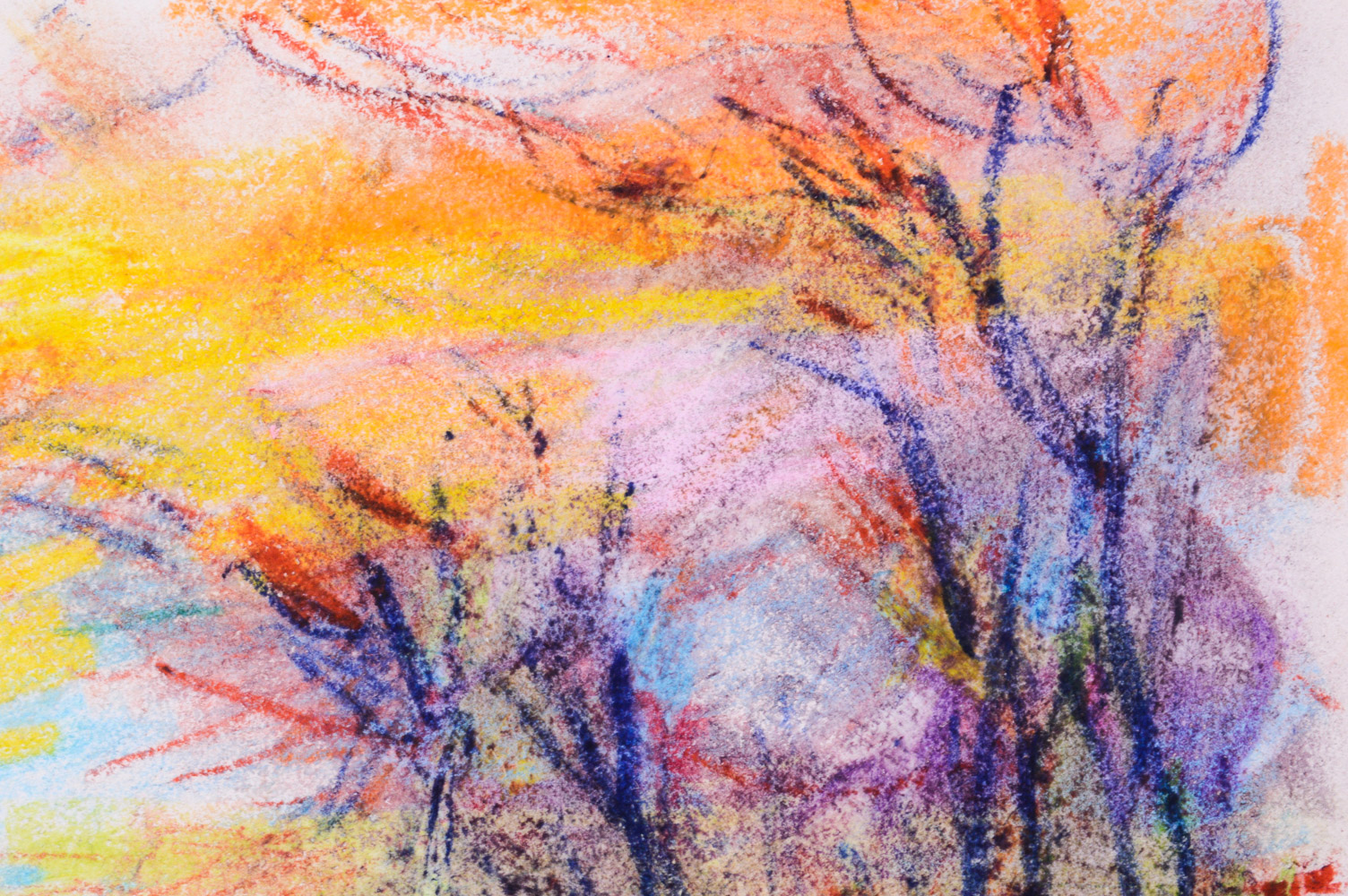 Paul Chidlaw Mixed Media on Paper Landscape Studies