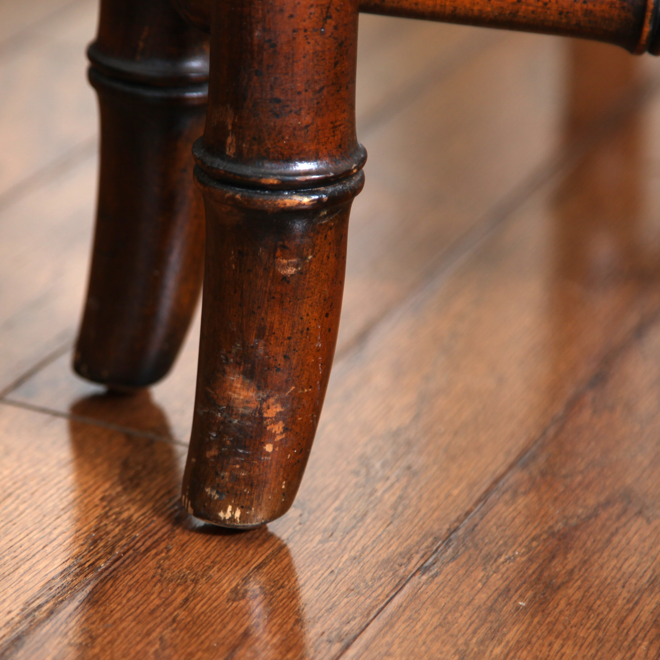 Regency Style Faux Bamboo Coffee Table