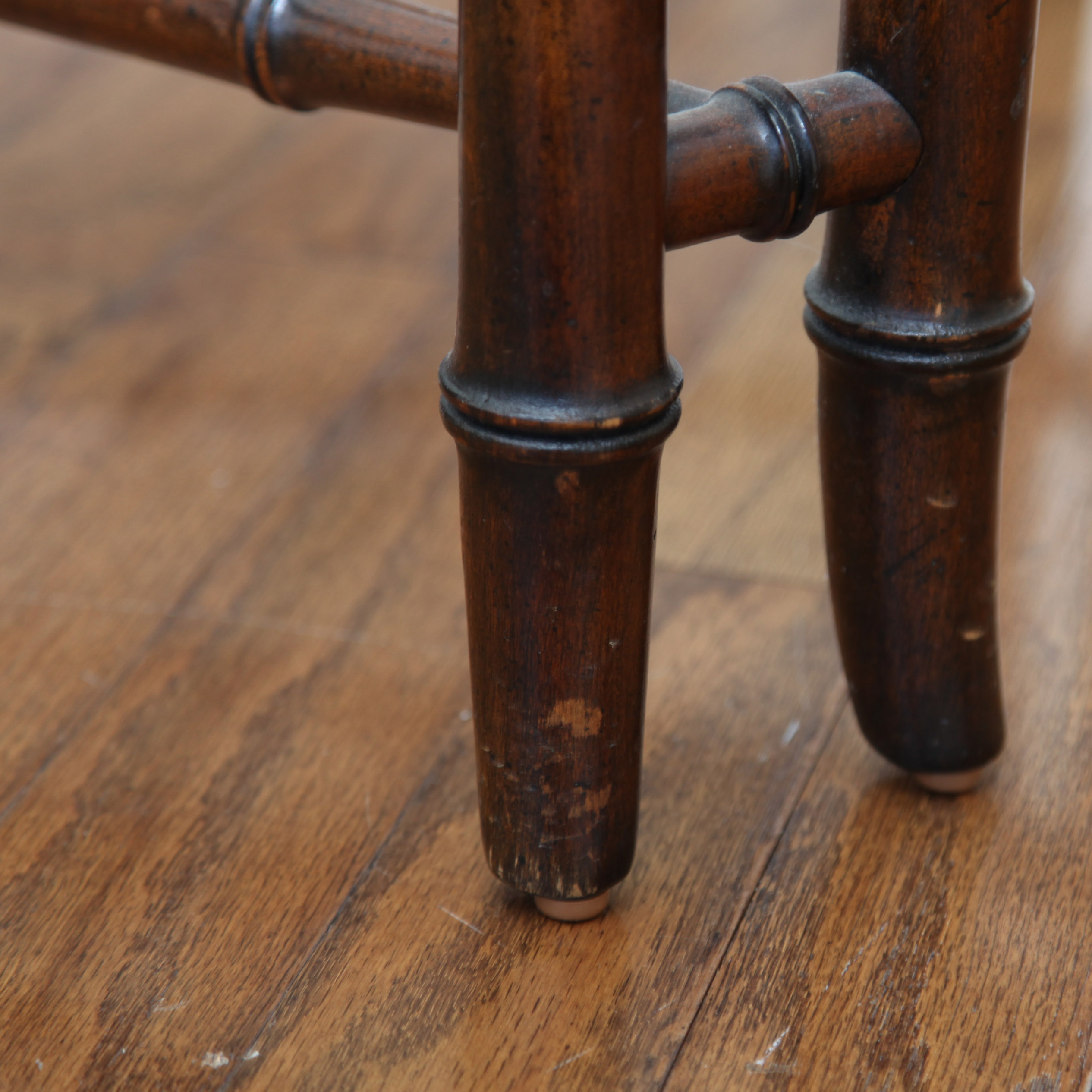 Regency Style Faux Bamboo Coffee Table
