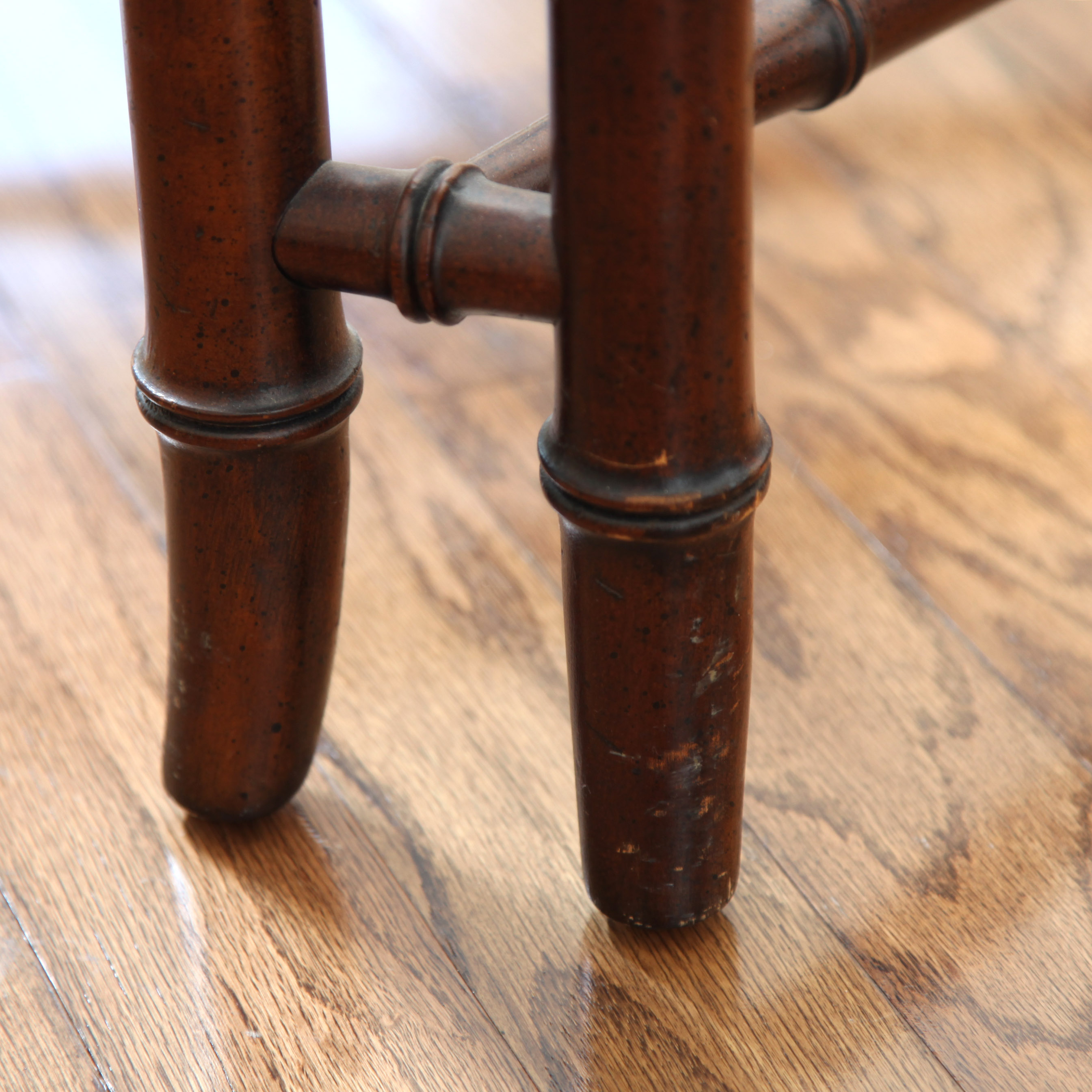 Regency Style Faux Bamboo Coffee Table