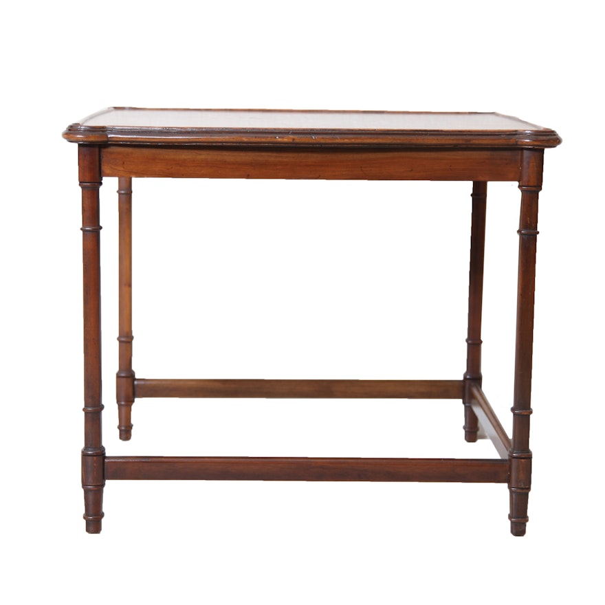 Sheraton Style Walnut End Table