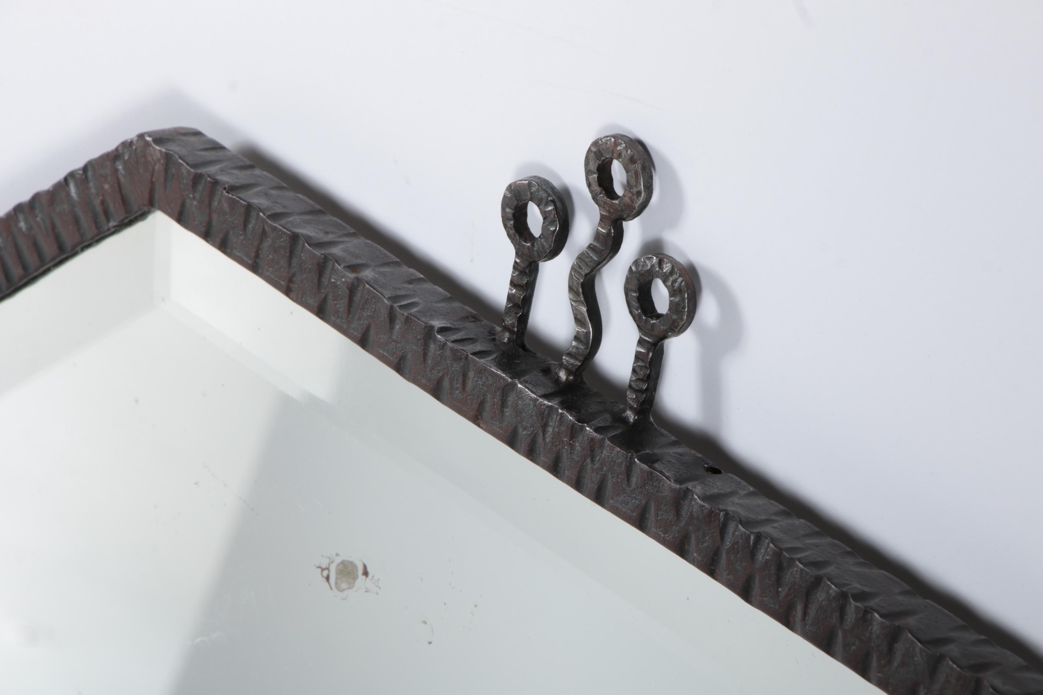 Modern Octagonal Framed Wall Mirror