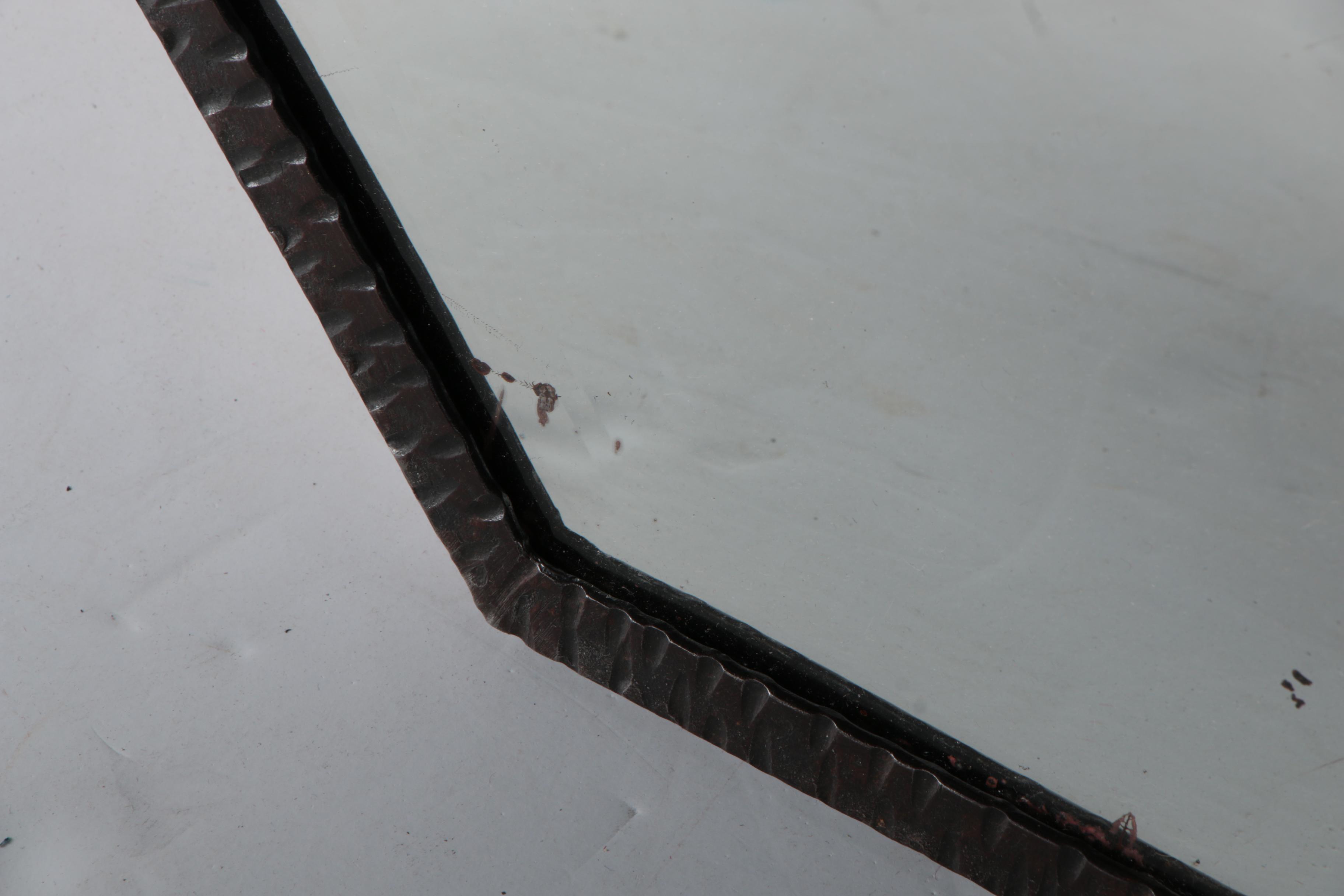 Modern Octagonal Framed Wall Mirror