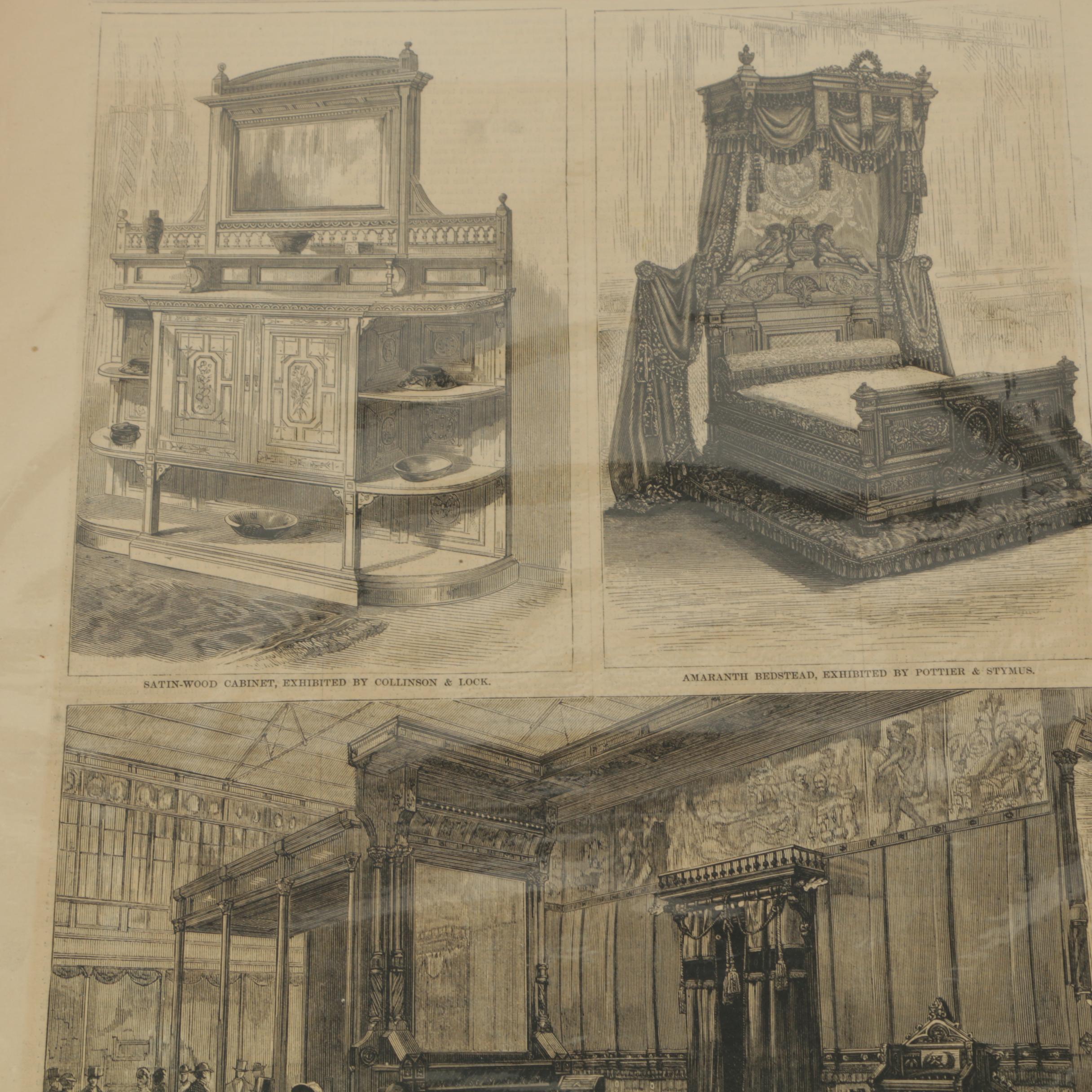 Collection of Engravings and Prints Including "Harper's Weekly"