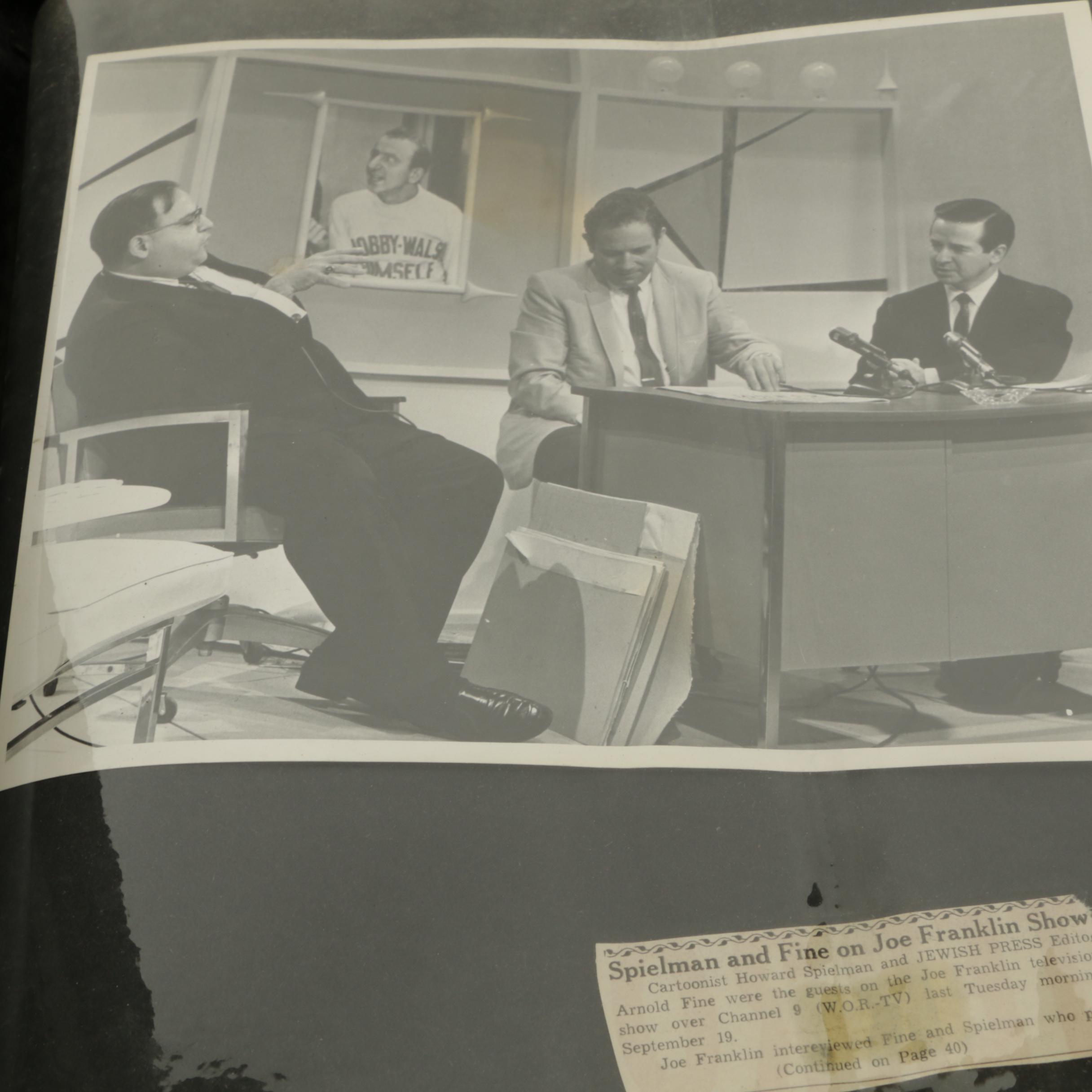 Spielman and Fine "Jewish Press" Newspaper Comics and Clippings