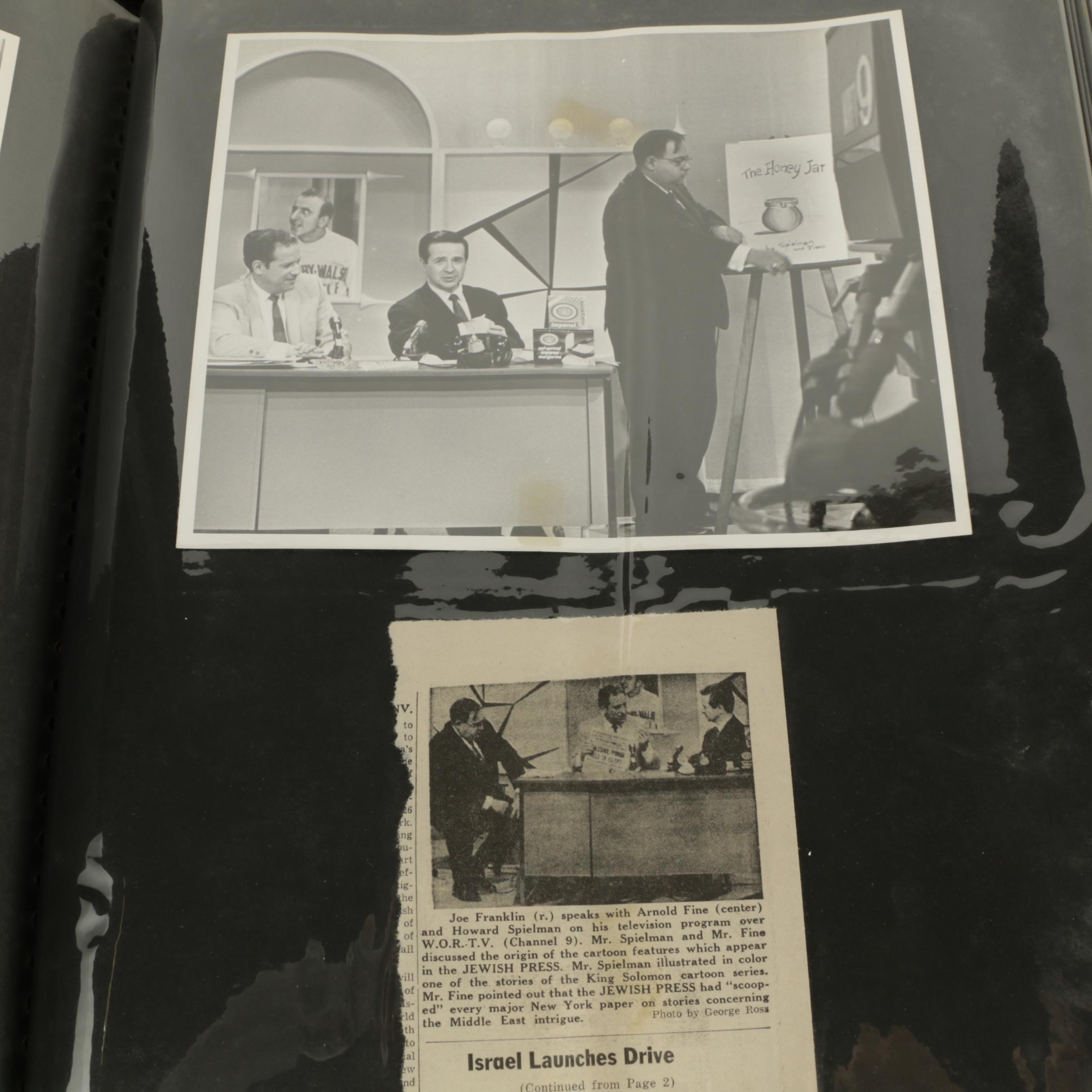 Spielman and Fine "Jewish Press" Newspaper Comics and Clippings