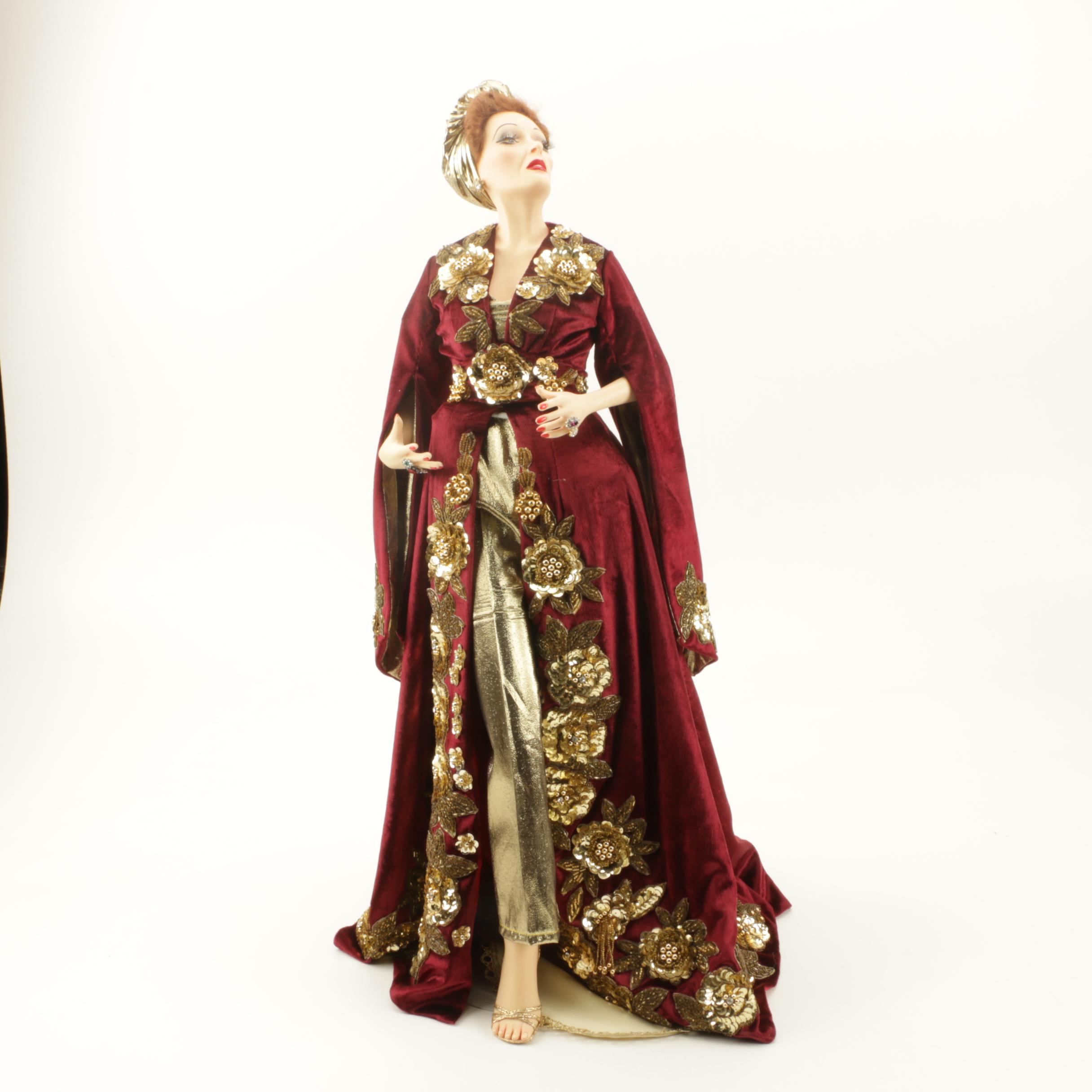 Gloria Swanson Porcelain Doll