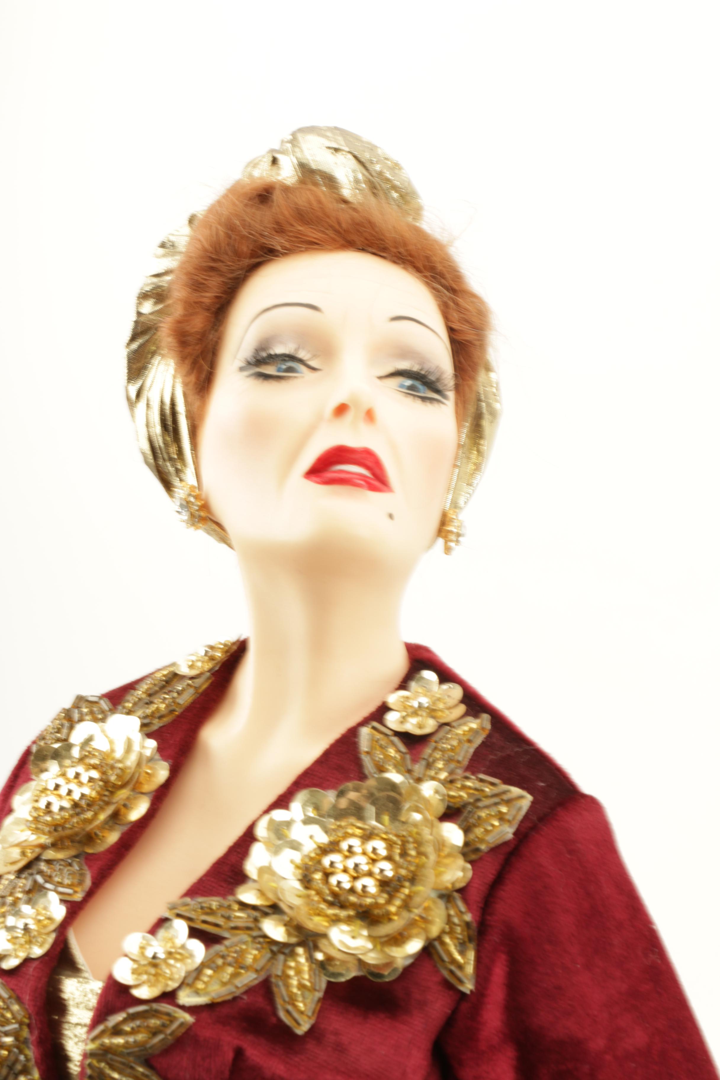 Gloria Swanson Porcelain Doll