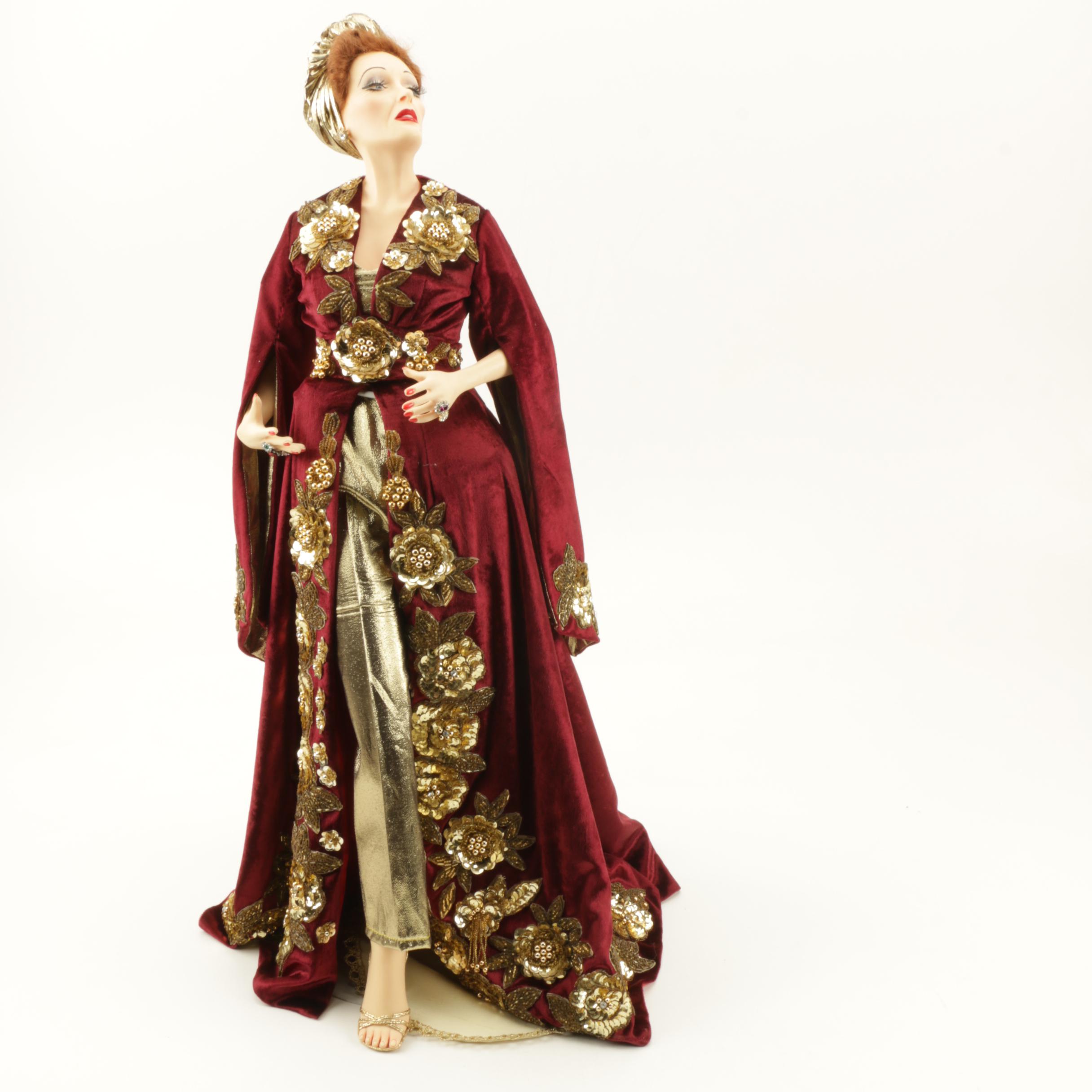 Gloria Swanson Porcelain Doll