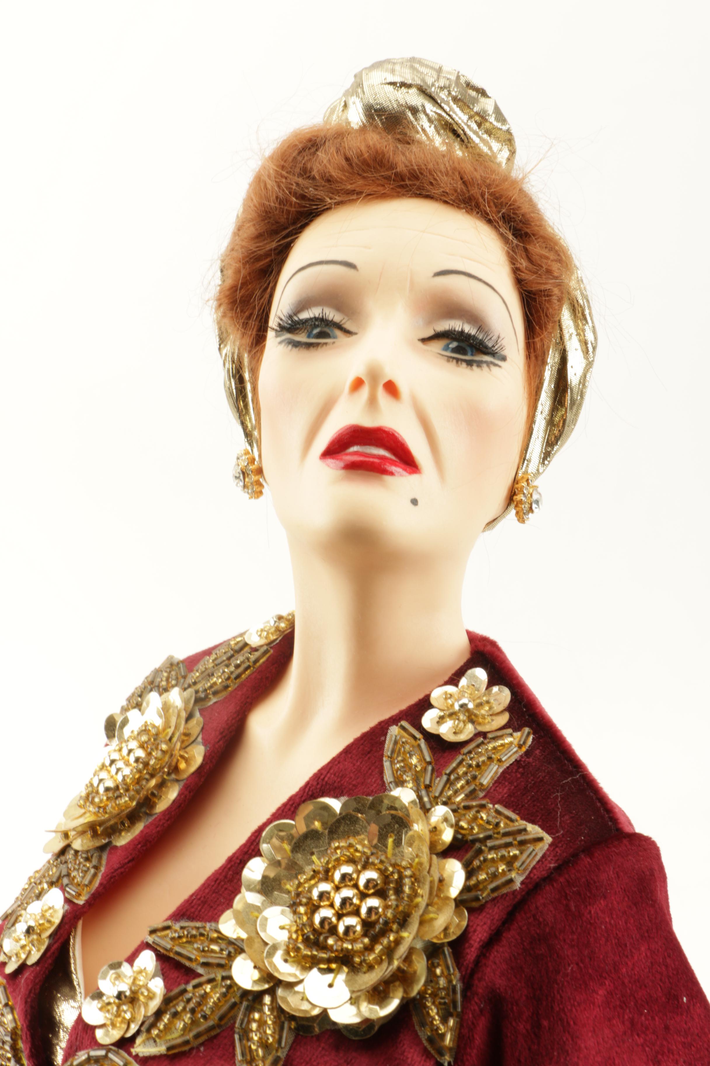Gloria Swanson Porcelain Doll