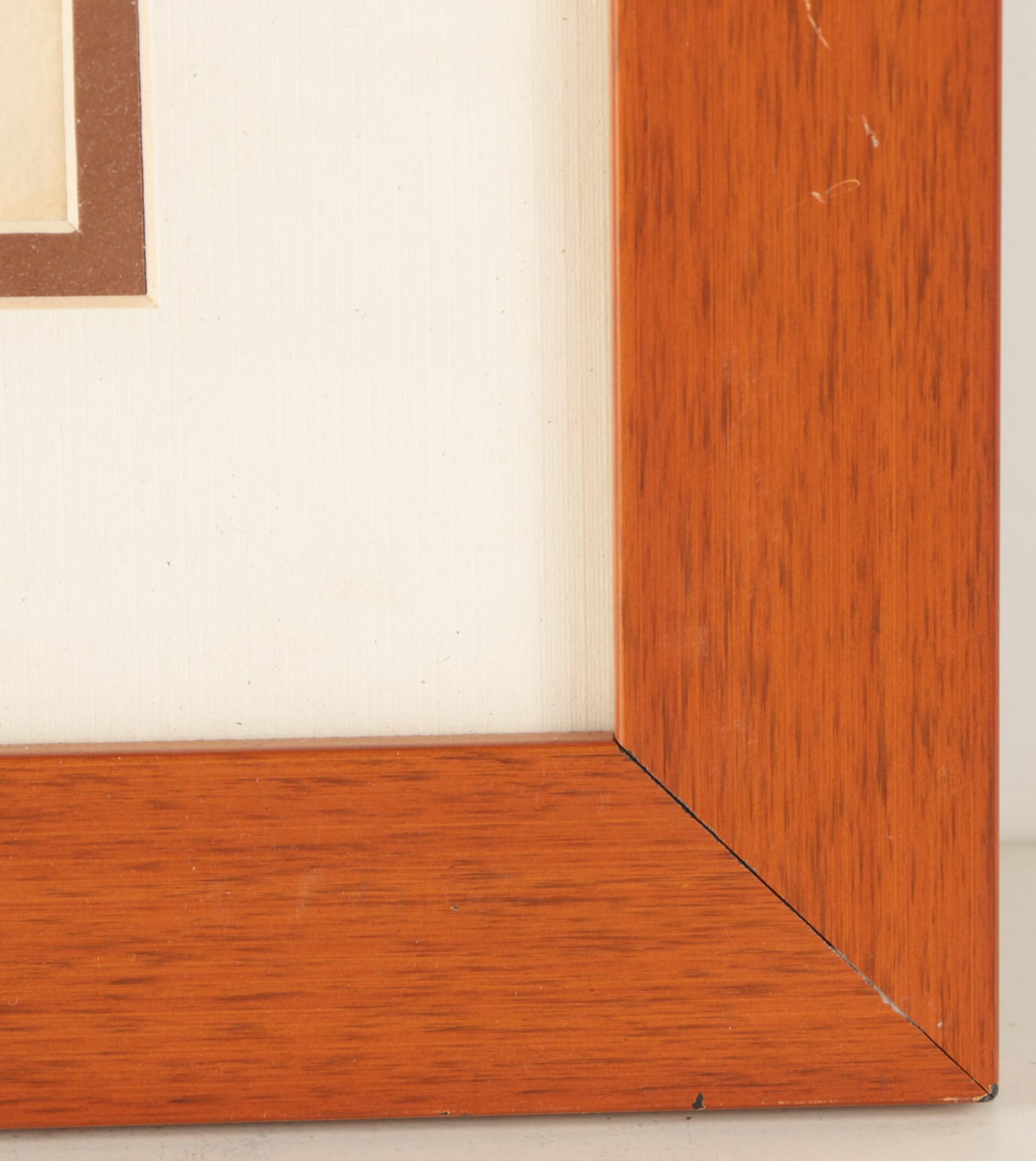 George Constant Watercolor Painting on Paper "Abstract Autumn Landscape"