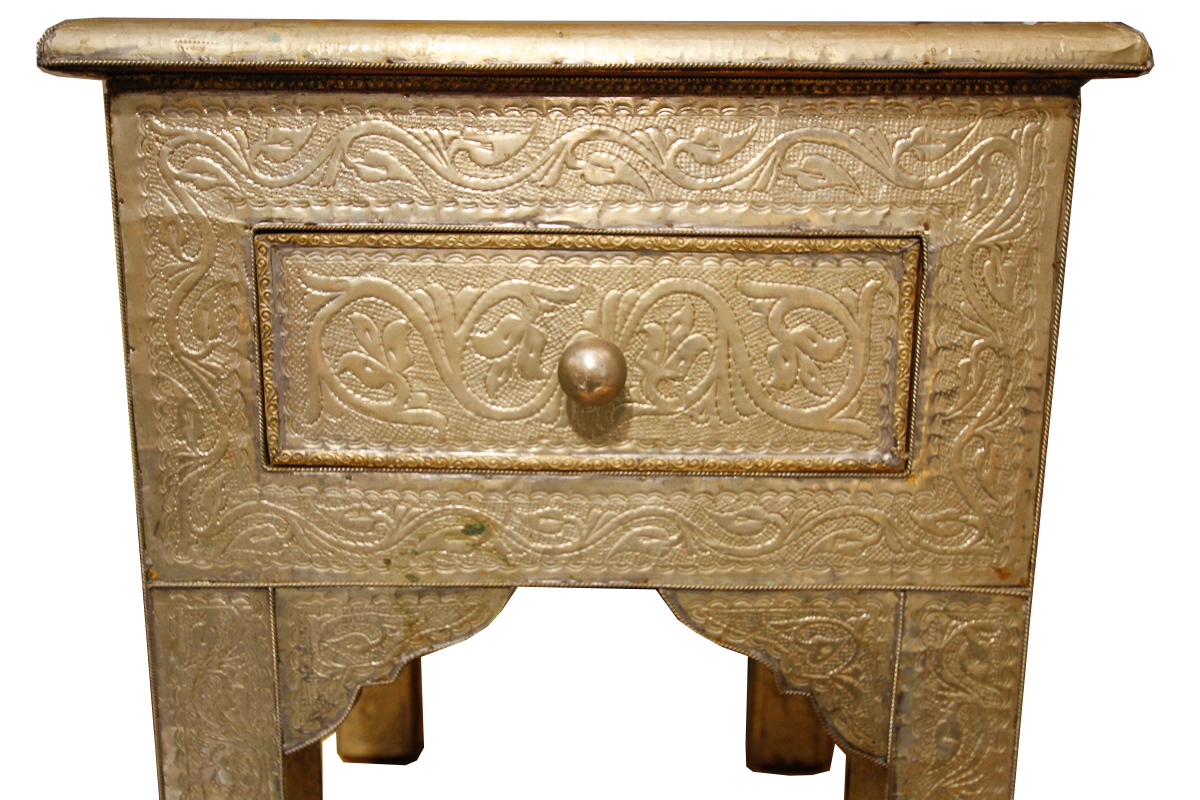 Moroccan Style Metal Side Table