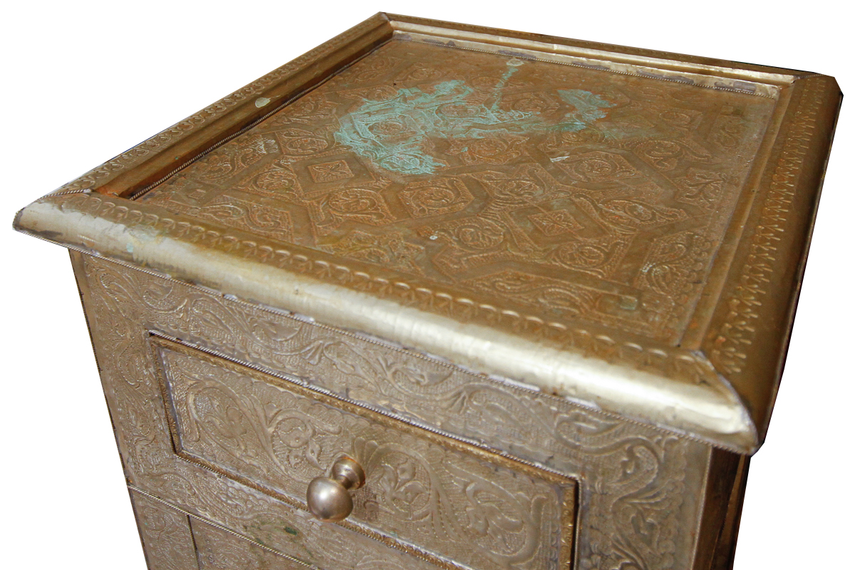 Moroccan Style Metal Side Table