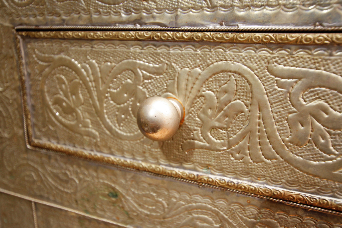 Moroccan Style Metal Side Table