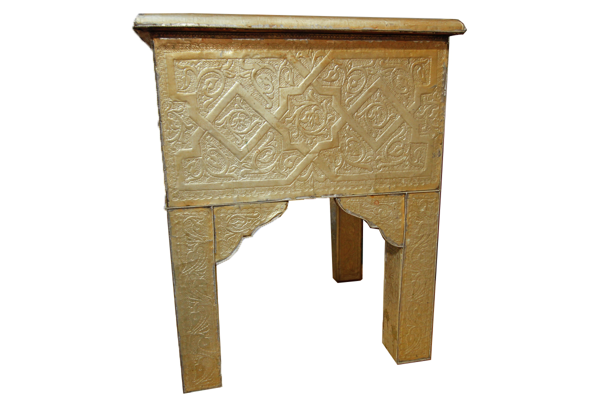 Moroccan Style Metal Side Table