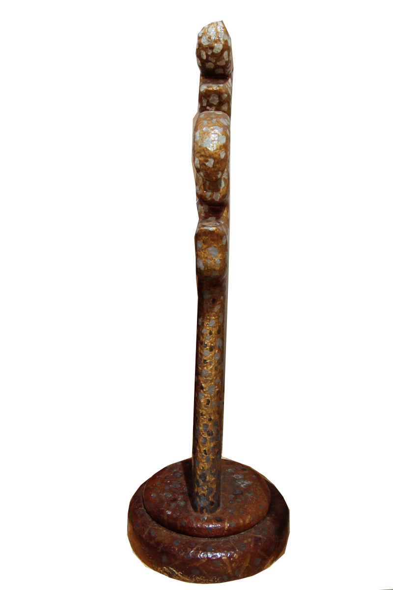 Hand Painted Wooden Sculpture