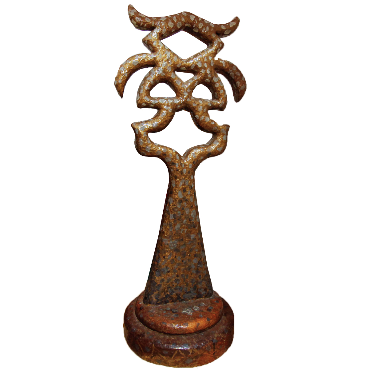 Hand Painted Wooden Sculpture