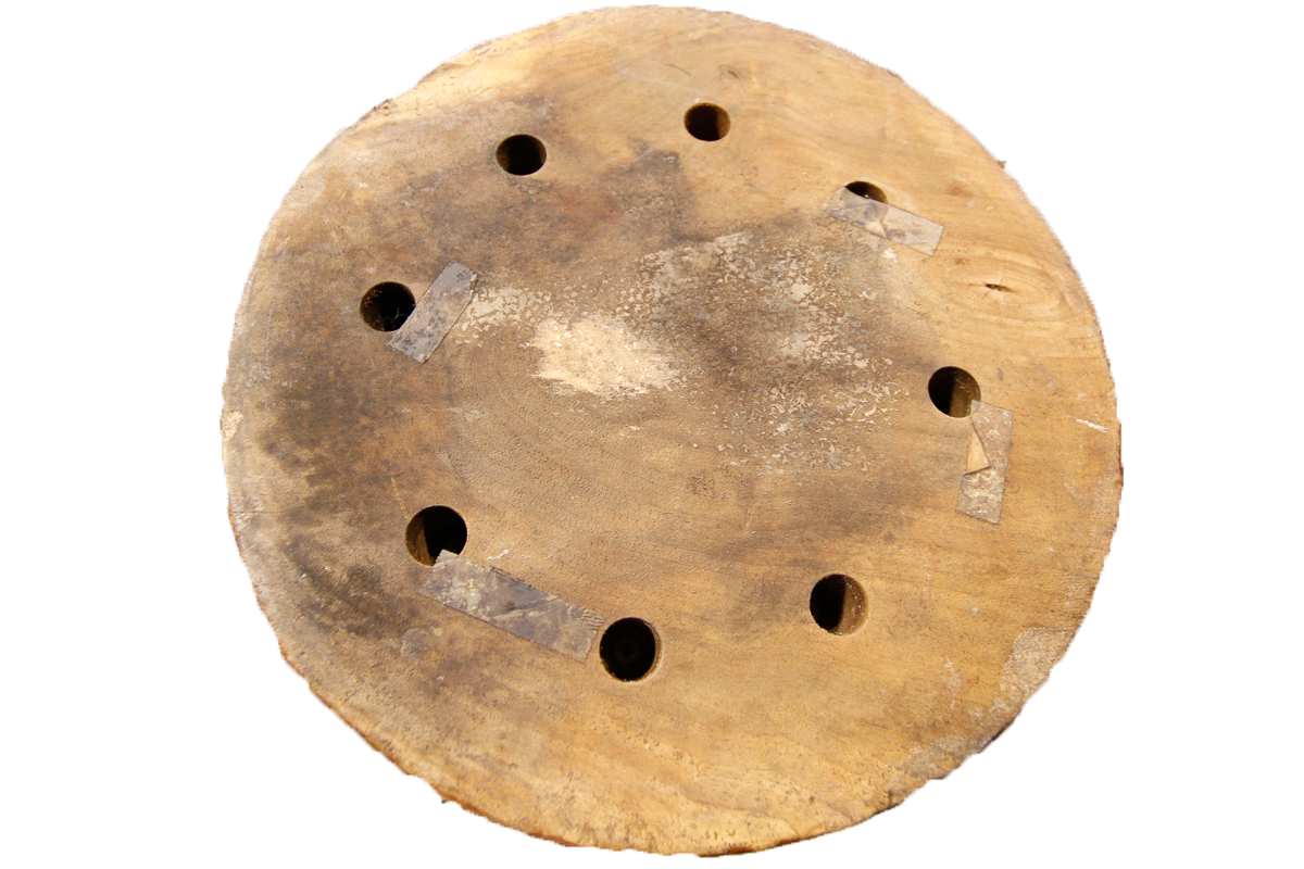 Hand Painted Wooden Sculpture