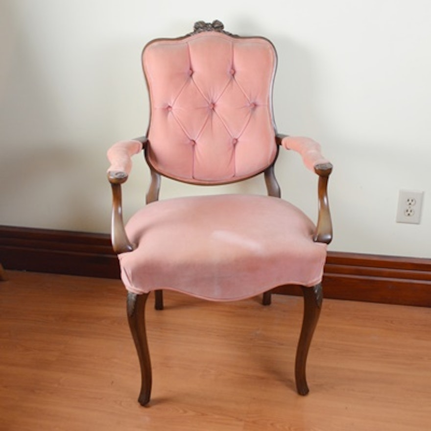 Vintage Louis XV Style Armchair by Pogue Company
