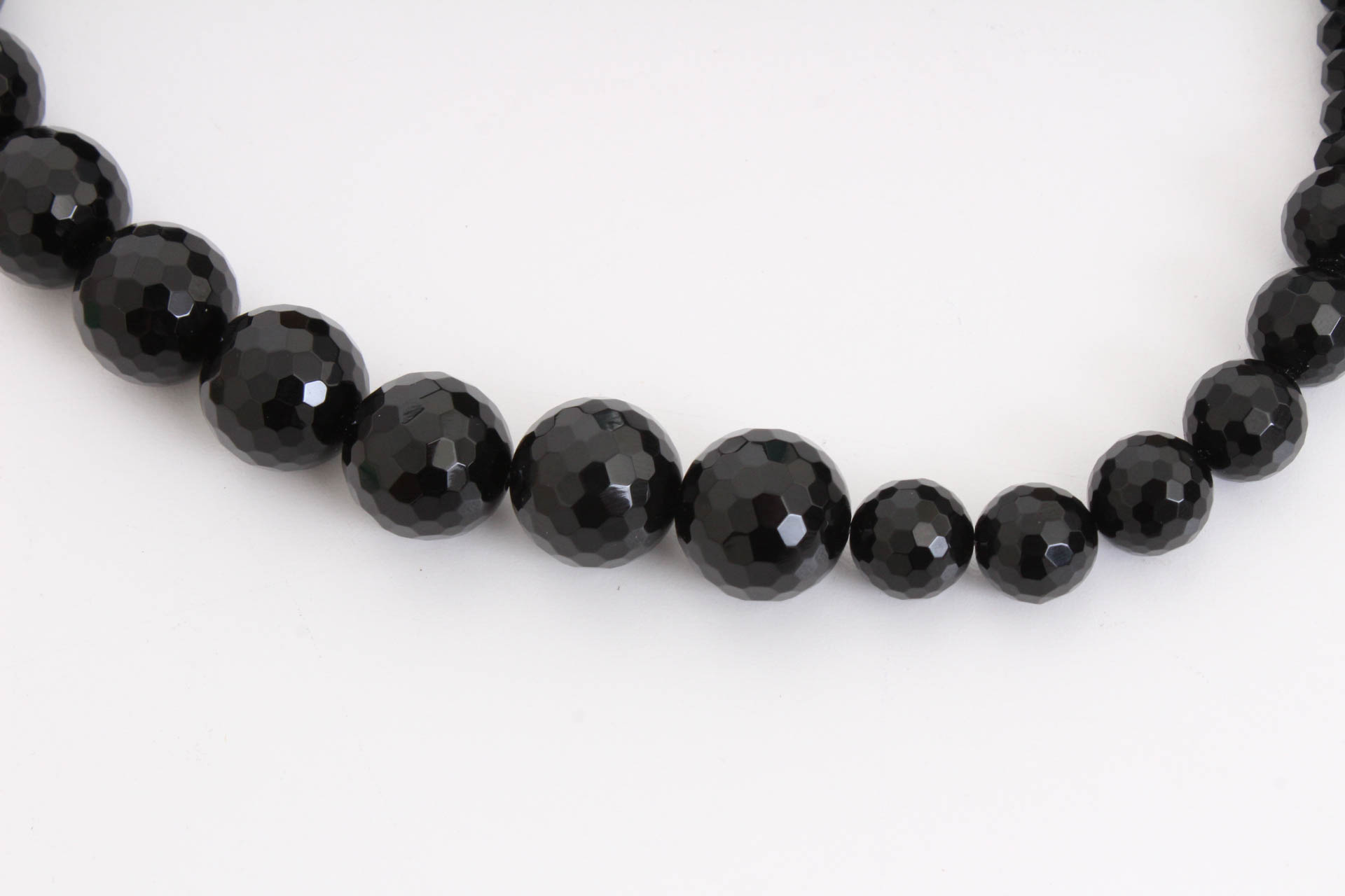 Sterling Silver Glass Beaded Necklace and Earring Set