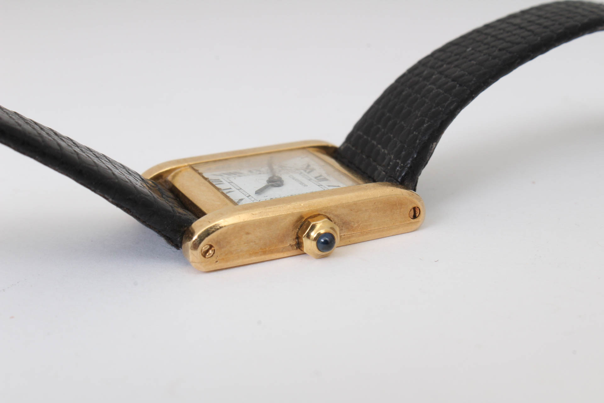 Cartier 18K Yellow Gold Tank Quartz Watch